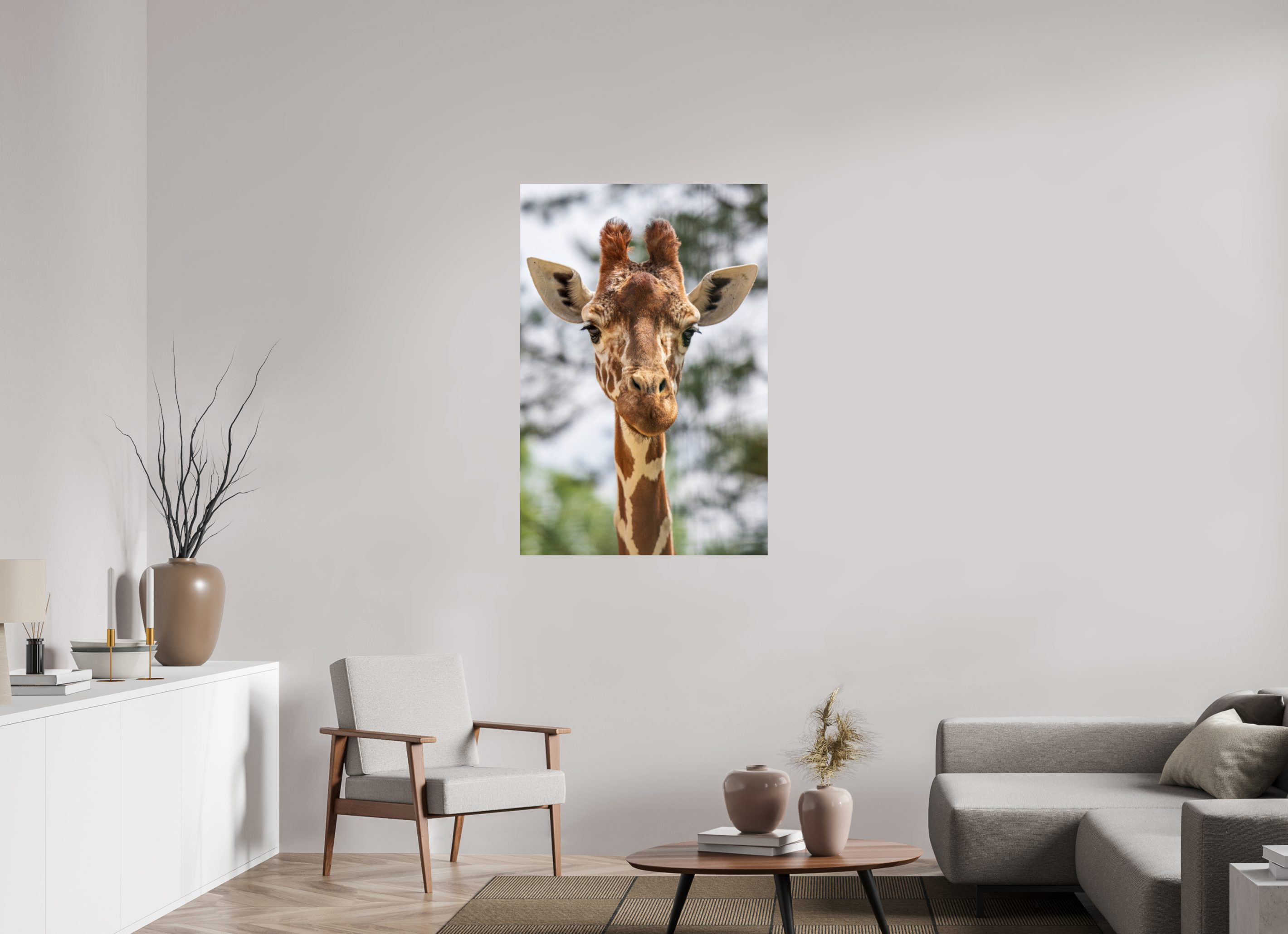 80 x 120 cm, Fine Art Print auf Alu-Dibond Savanna Soul