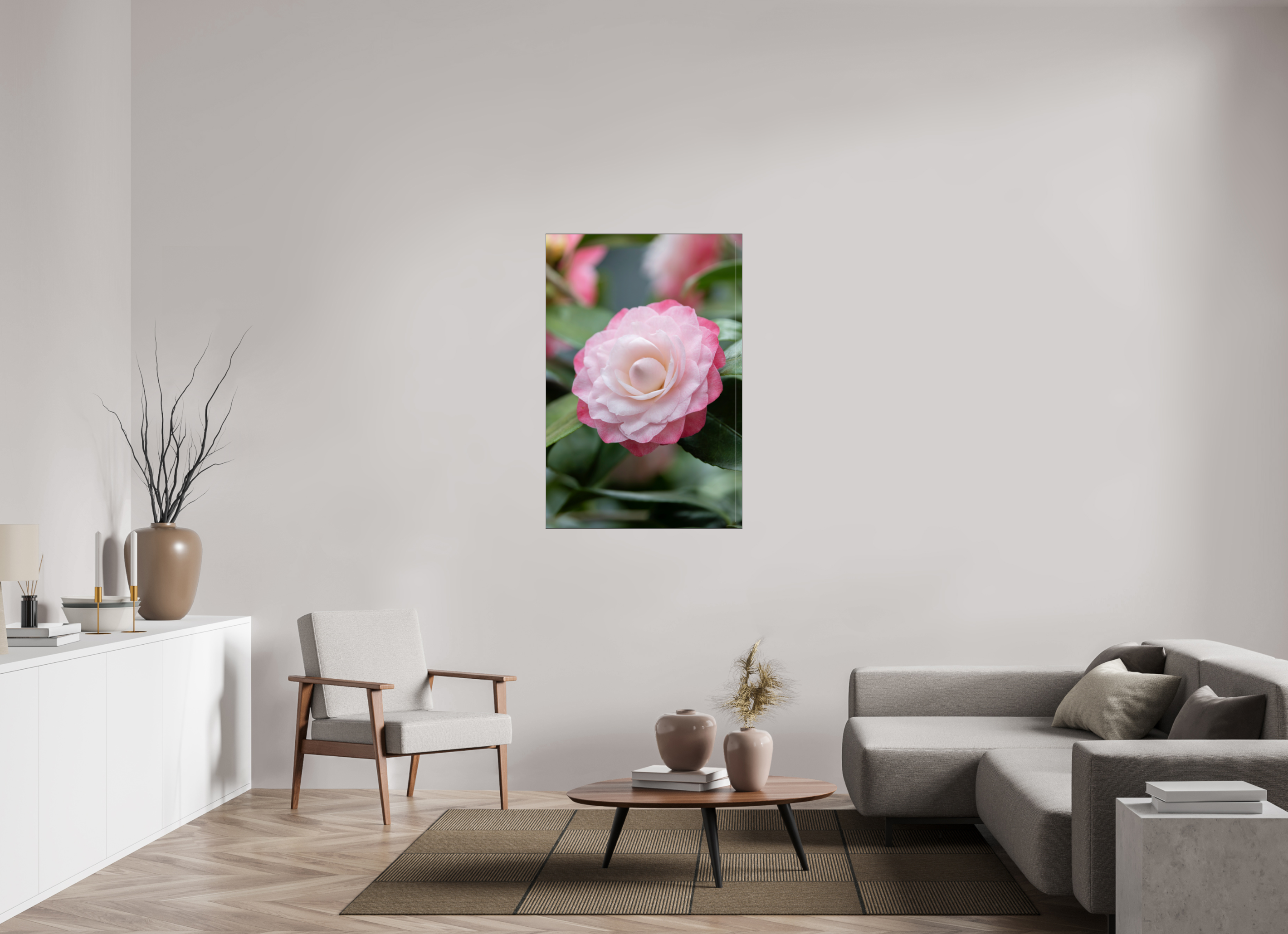 80 x 120 cm, Foto-Abzug hinter Acrylglas glänzend Timeless Bloom