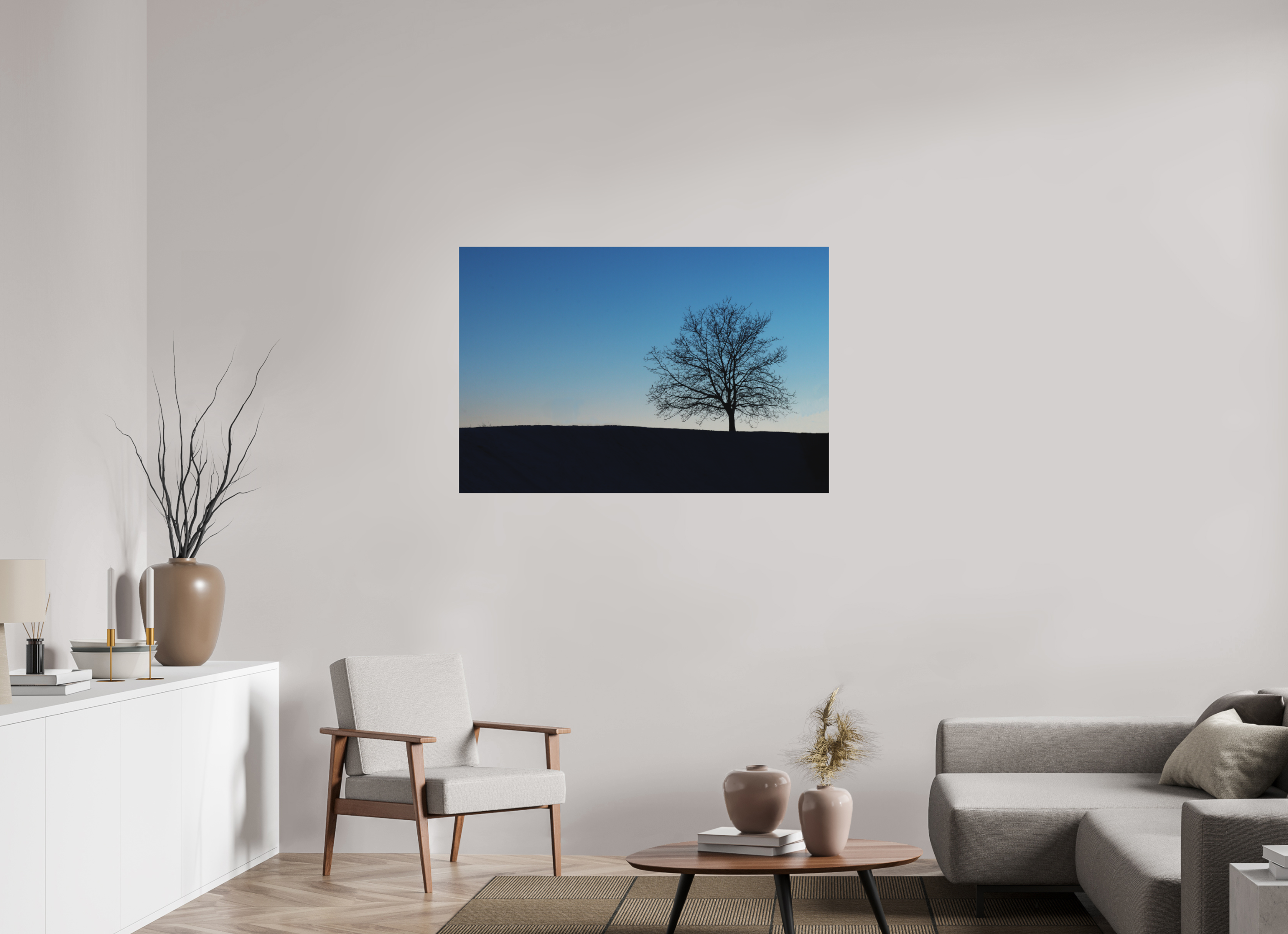 120 x 80 cm, Fine-Art Matt Lonely Tree