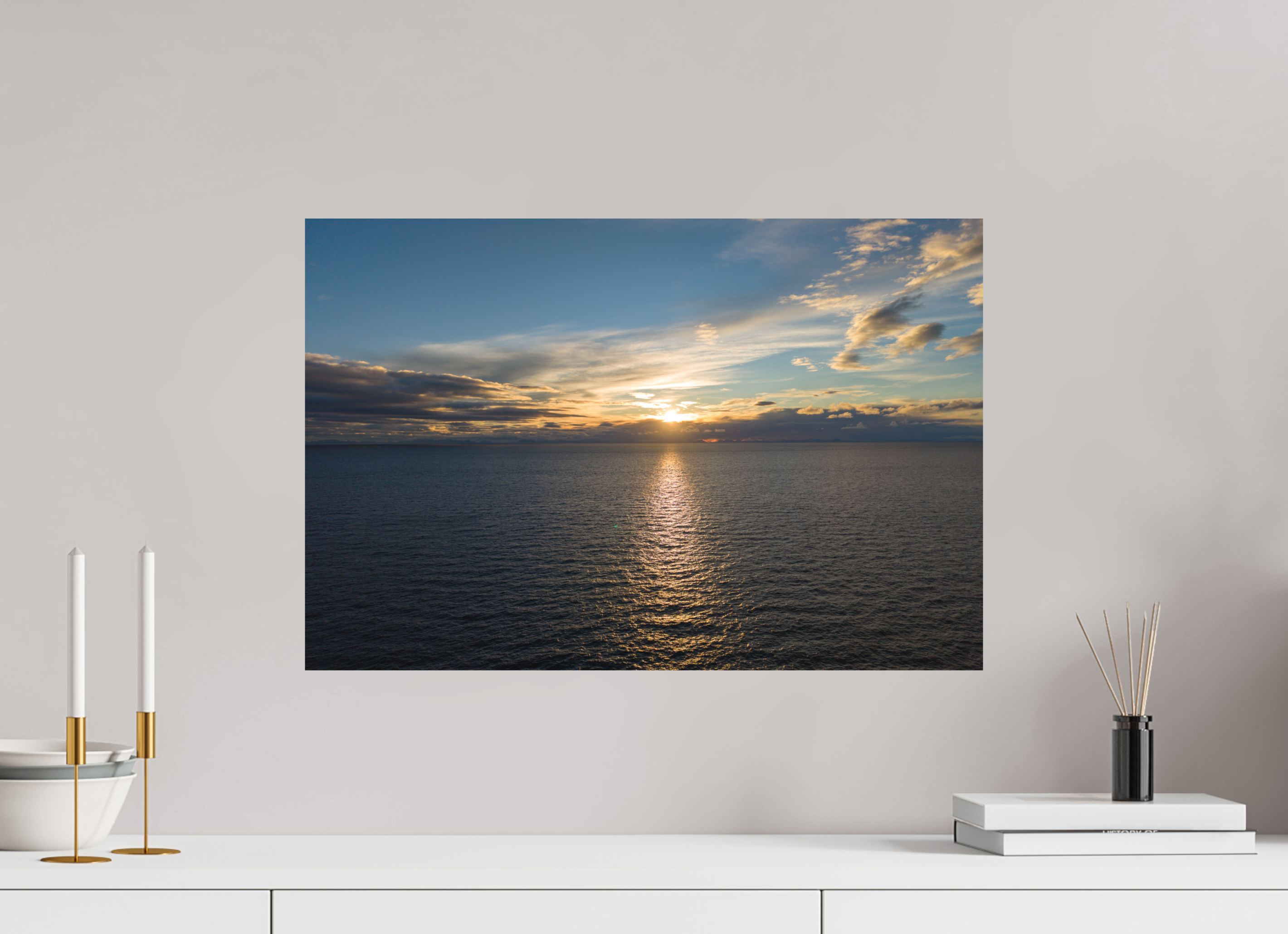 60 x 40 cm, Fine-Art Matt Ocean Sunrise