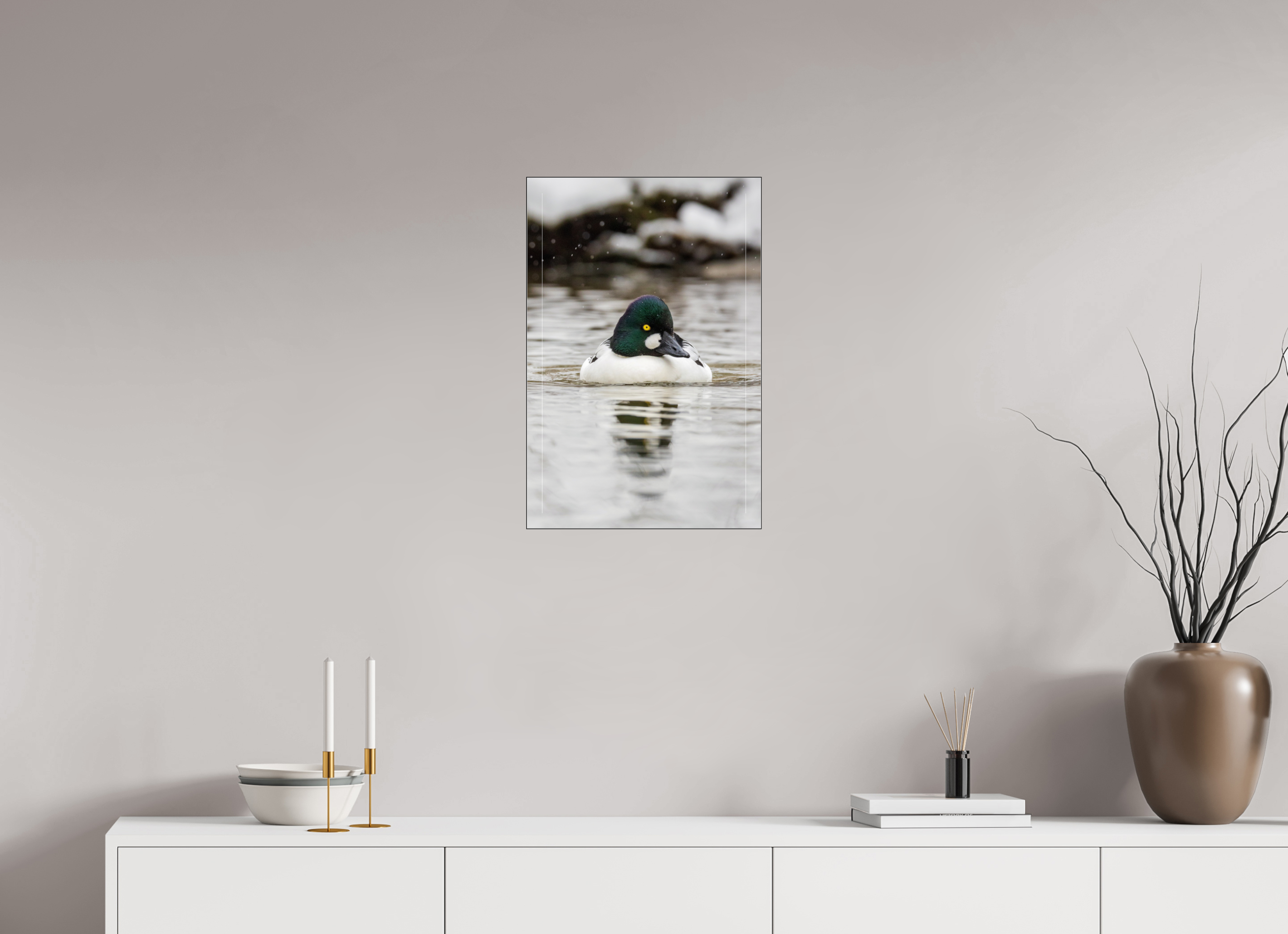 40 x 60 cm, Foto-Abzug hinter Acrylglas glänzend Gentle Glide