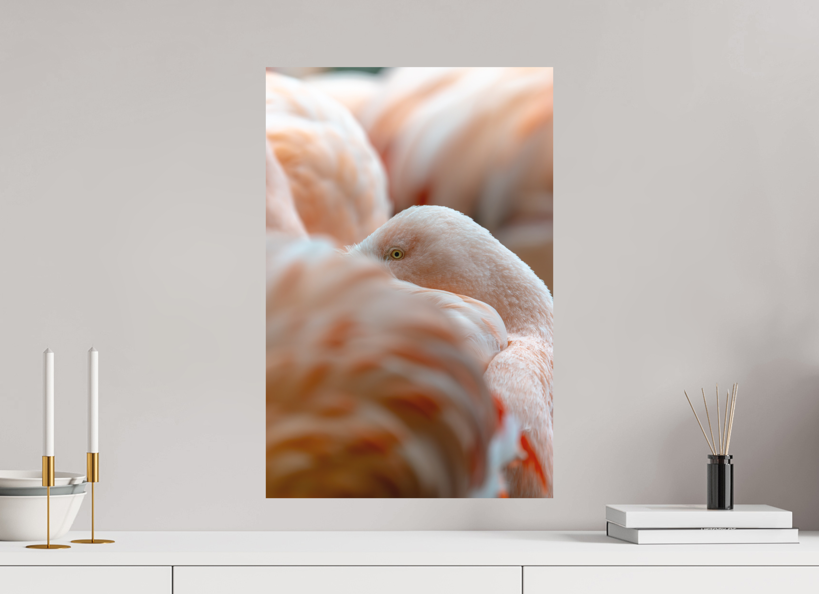 40 x 60 cm, Fine-Art Print Matt Among the Flock