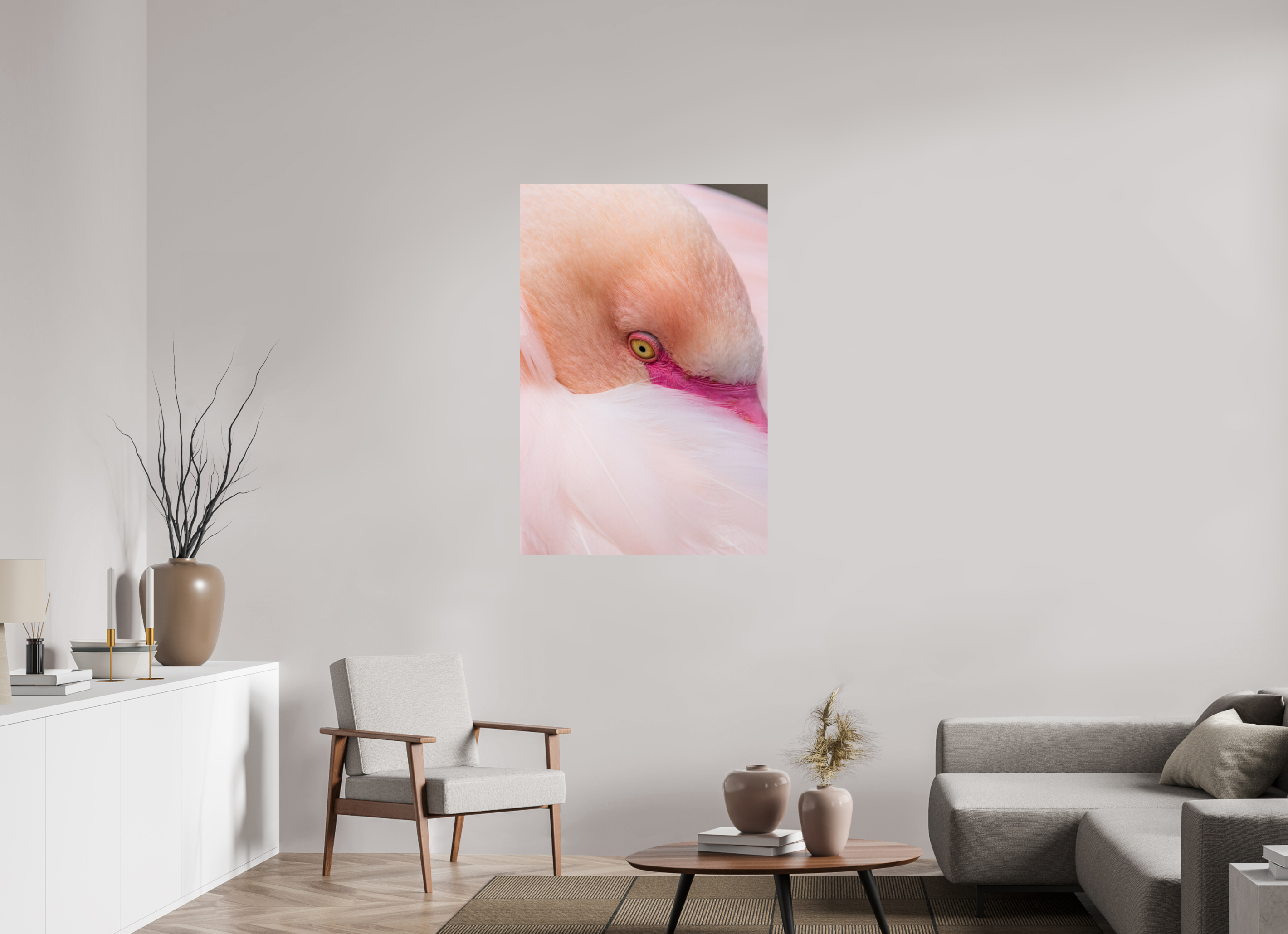 80 x 120 cm, Fine Art Print auf Alu-Dibond Gentle Watcher