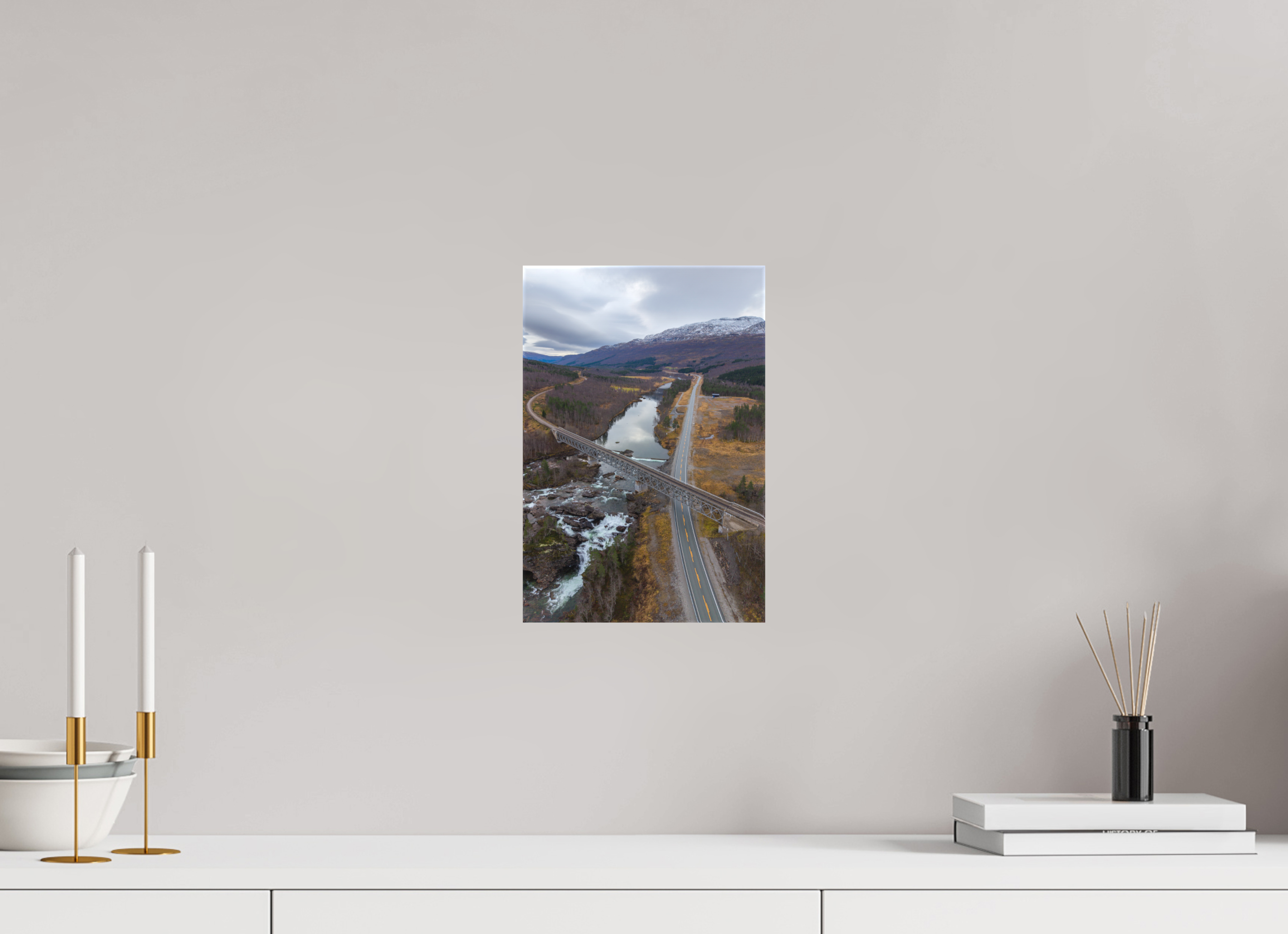 20 x 30 cm, Leinwand Crossing Lines