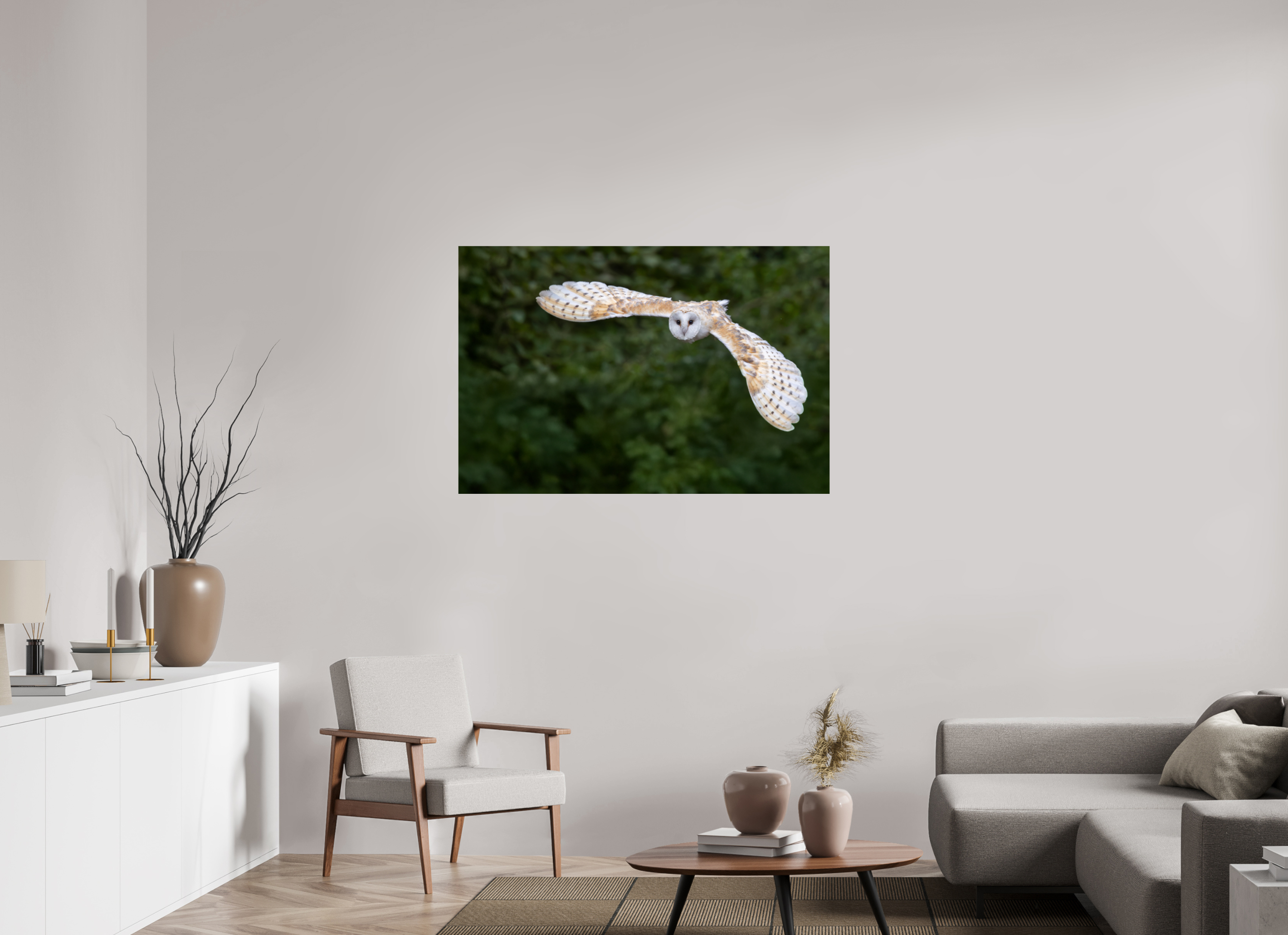 120 x 80 cm, Fine Art Print auf Alu-Dibond Silent Flight