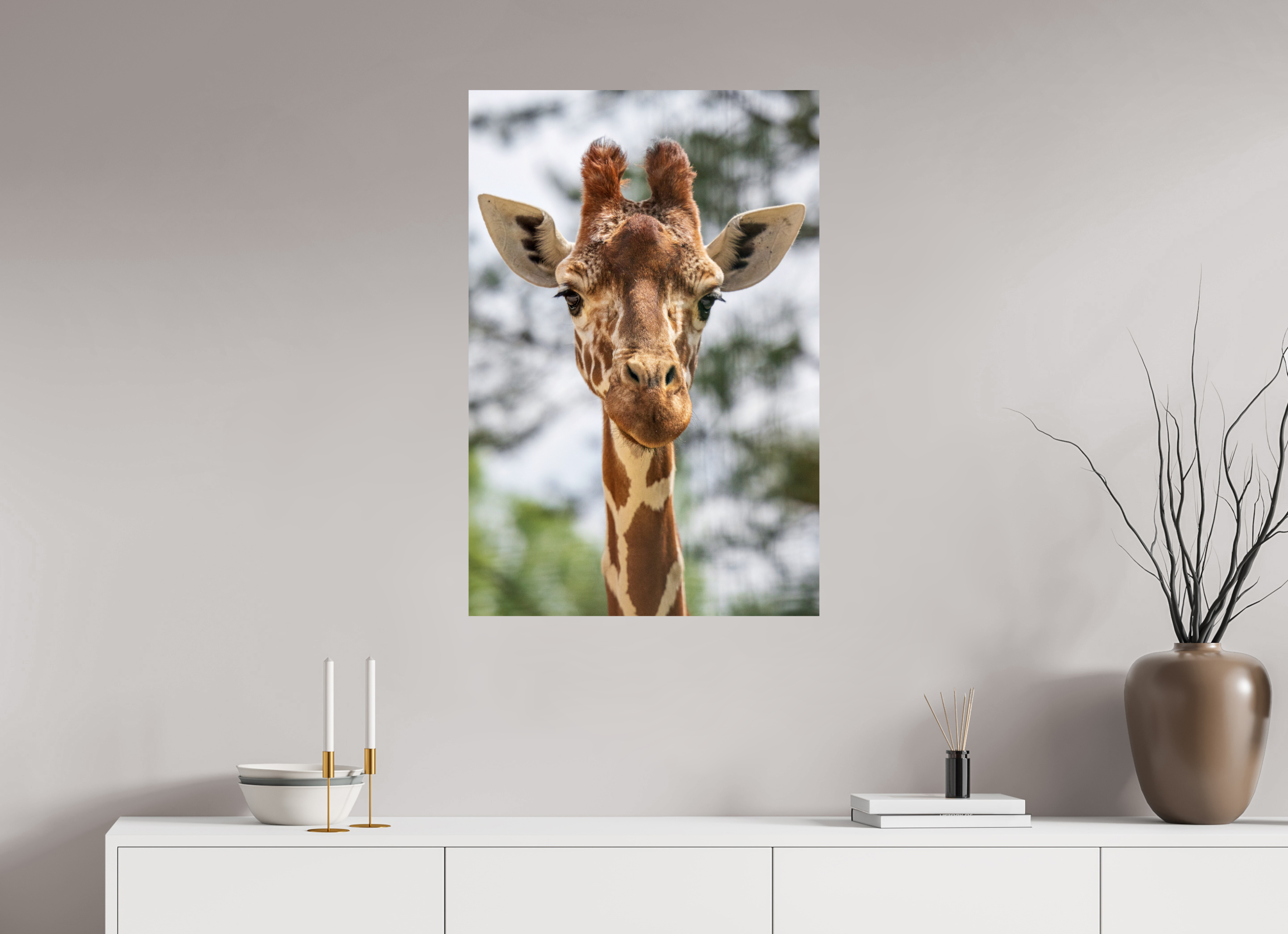 60 x 90 cm, Fine Art Print auf Alu-Dibond Savanna Soul