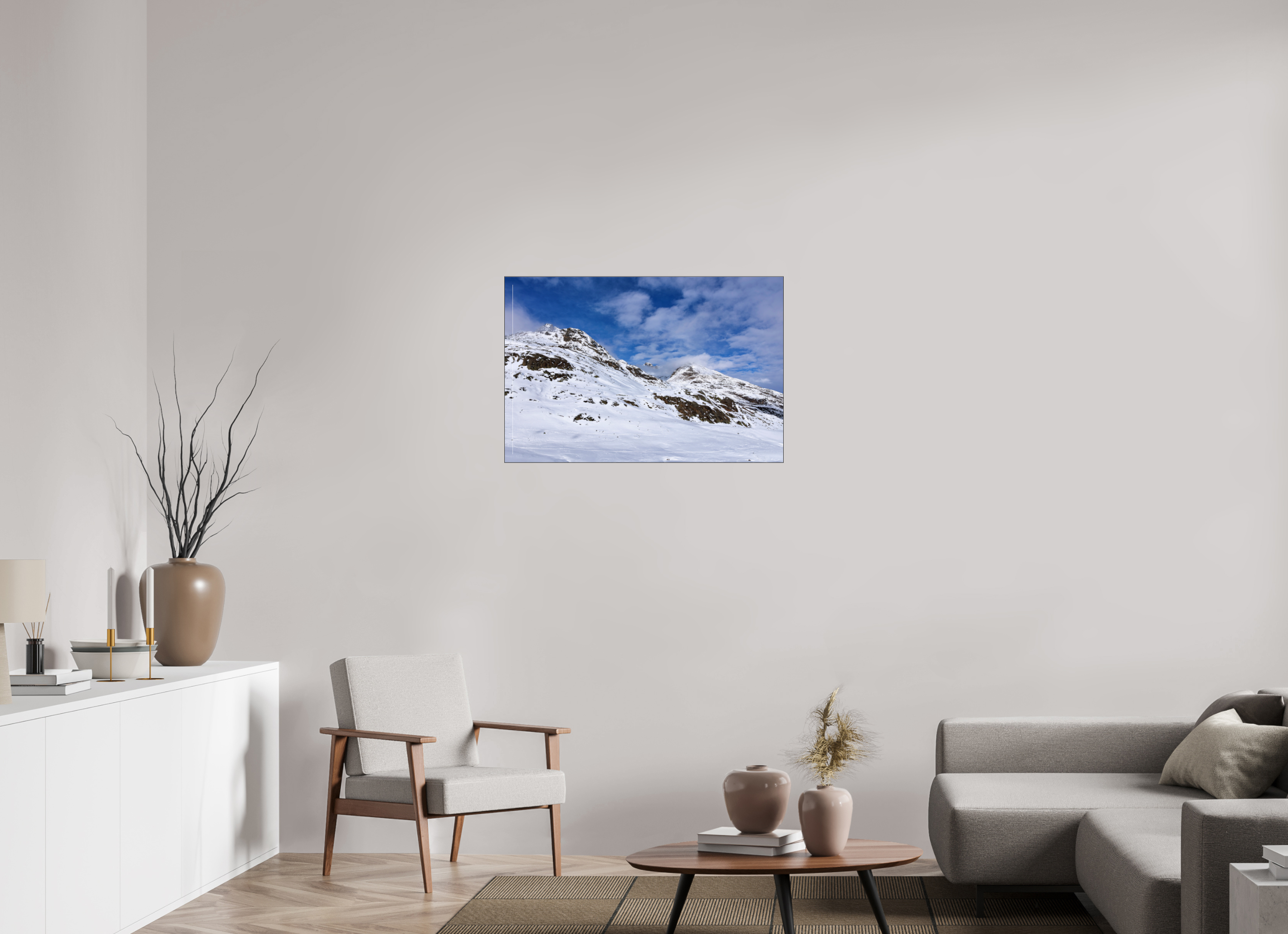 90 x 60 cm, Foto-Abzug hinter Acrylglas glänzend High Serenity