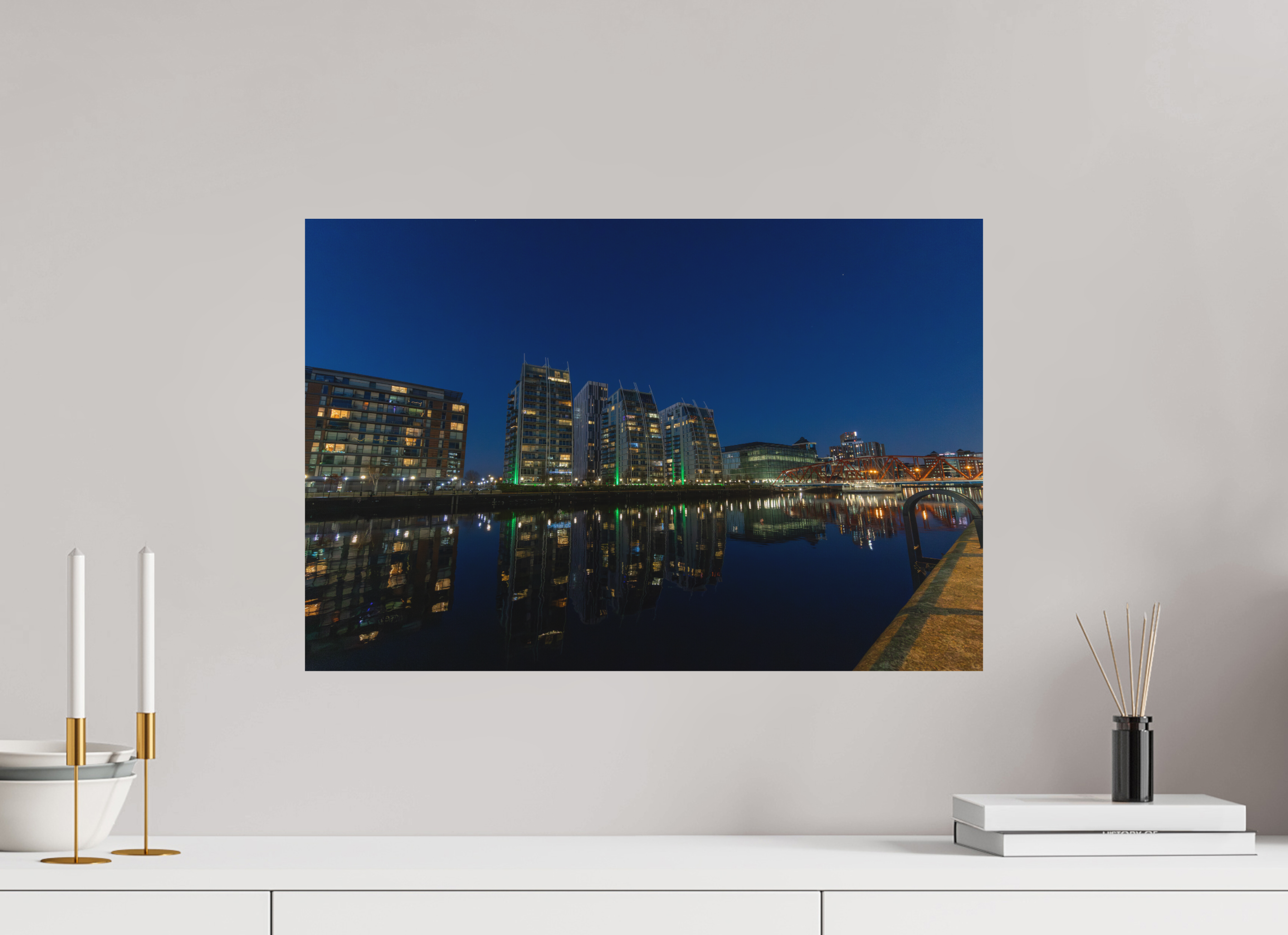 60 x 40 cm, Fine-Art Print Matt Neon Silence