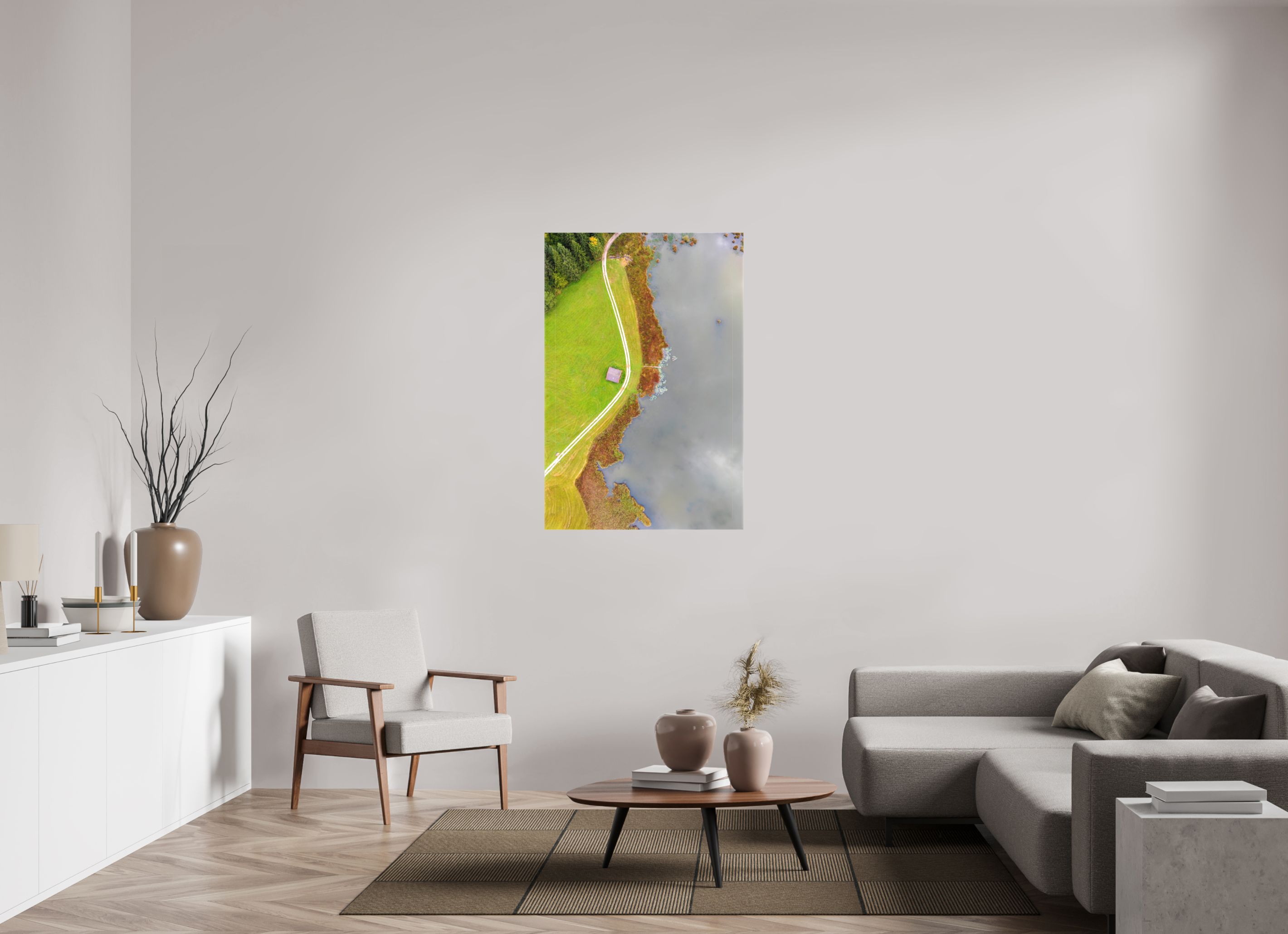 80 x 120 cm, Leinwand Lines of Tranquility
