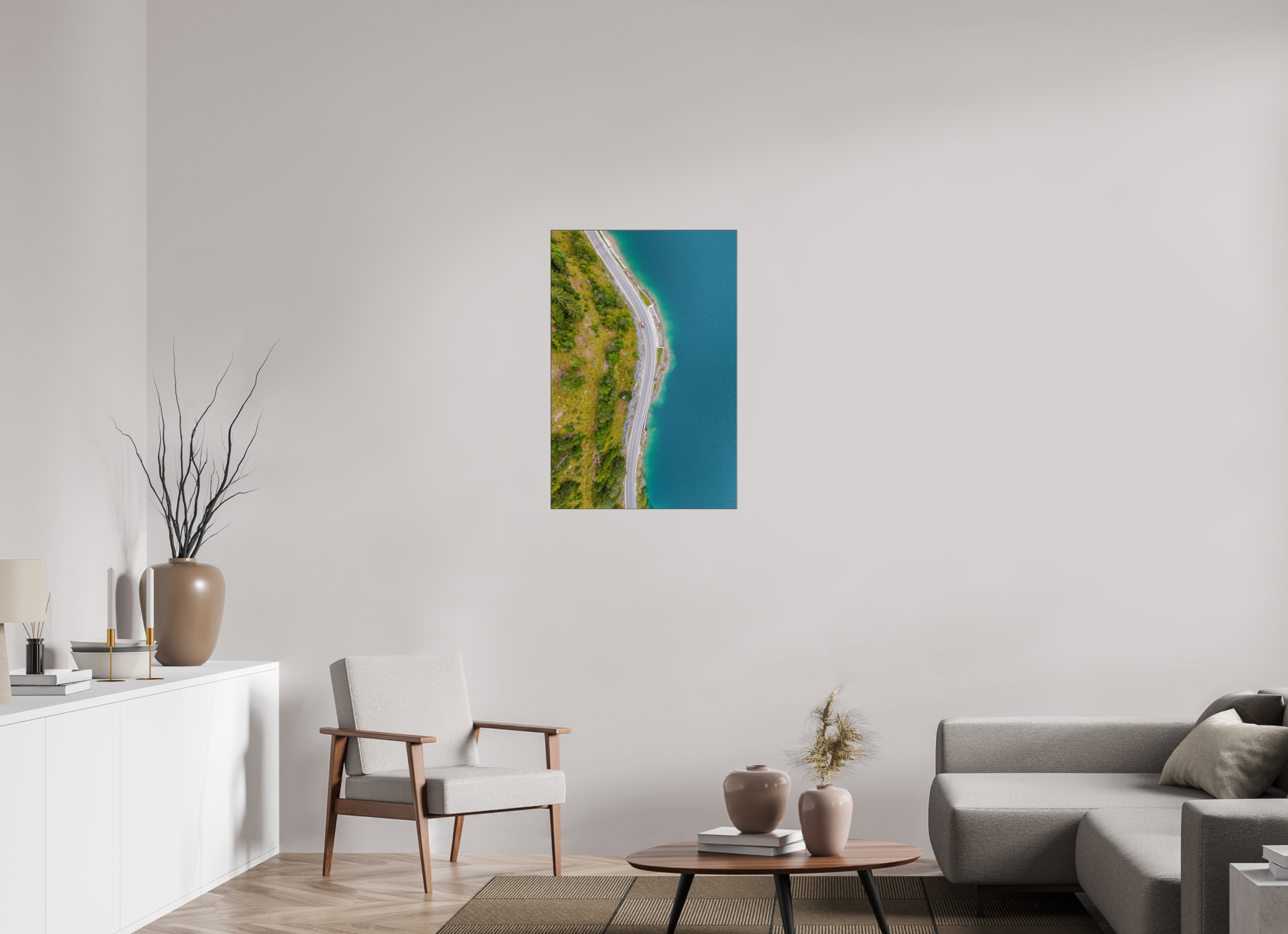 60 x 90 cm, Foto-Abzug hinter Acrylglas glänzend Edge of Serenety