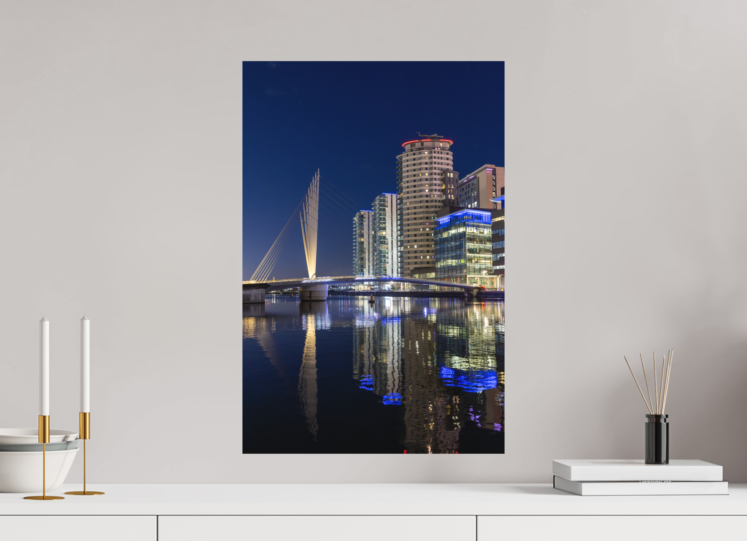 40 x 60 cm, Fine-Art Print Matt Reflected Nights
