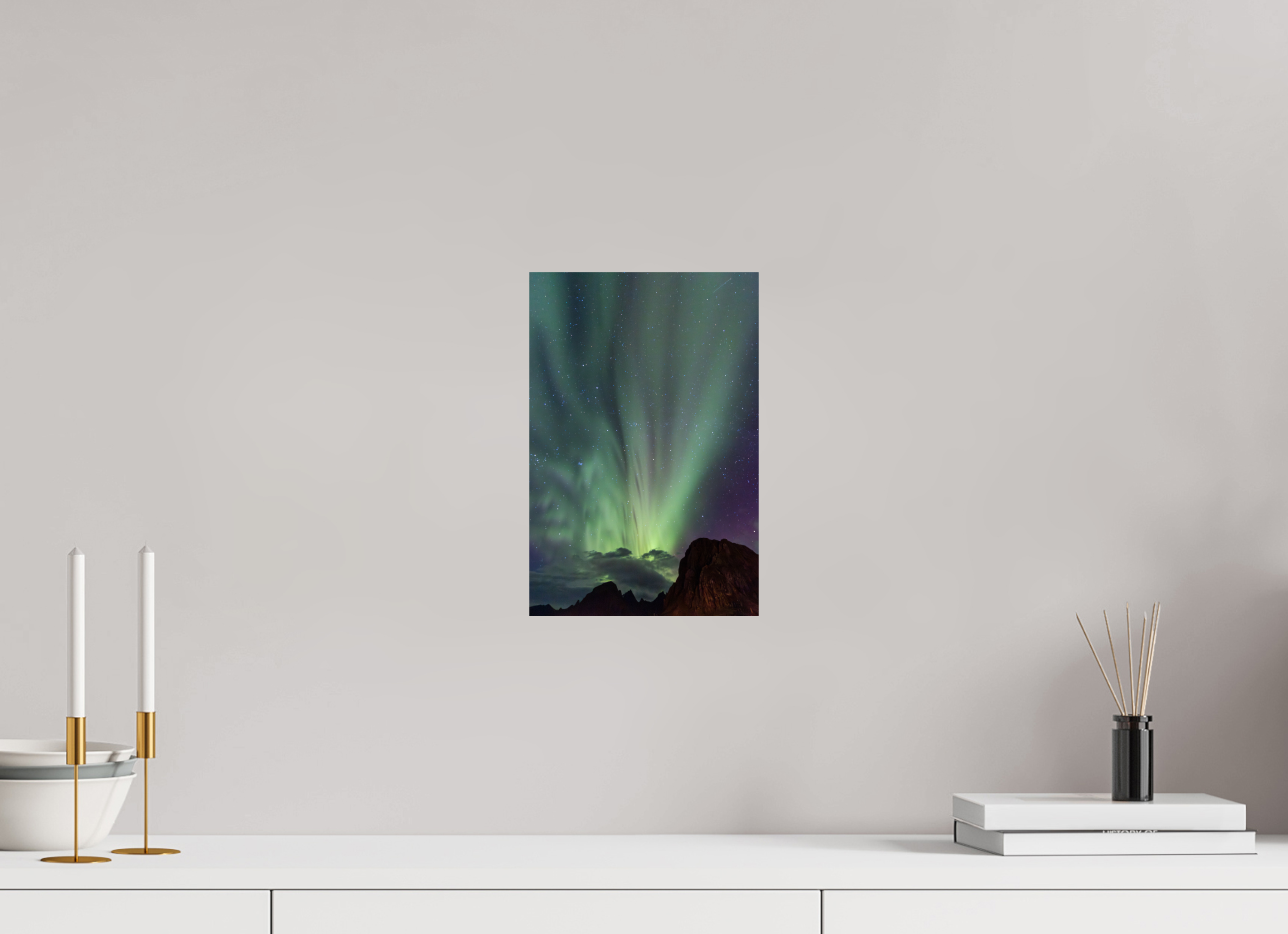 20 x 30 cm, Fine Art Print auf Alu-Dibond Polar Nights