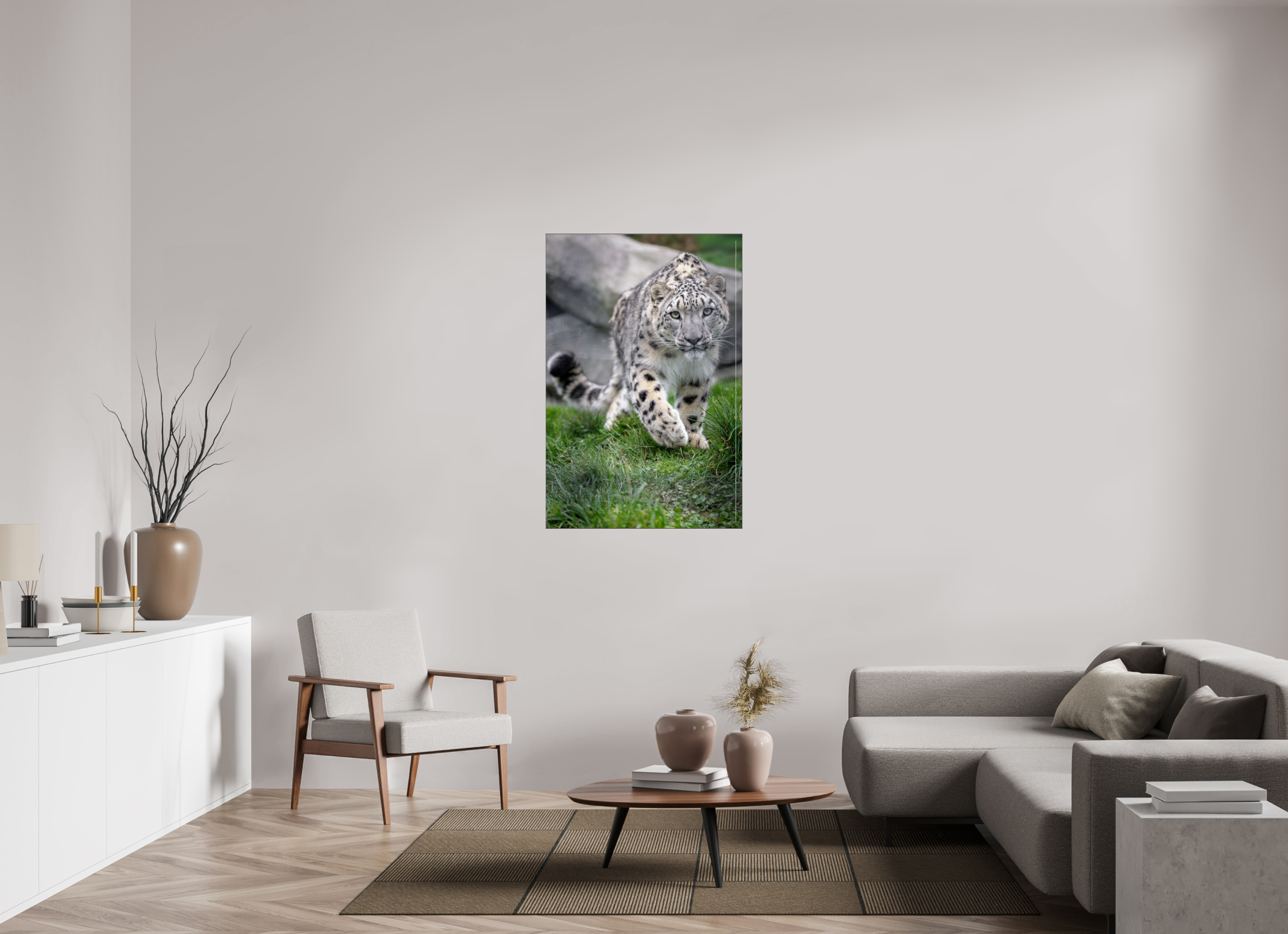80 x 120 cm, Foto-Abzug hinter Acrylglas glänzend Curious Hunter