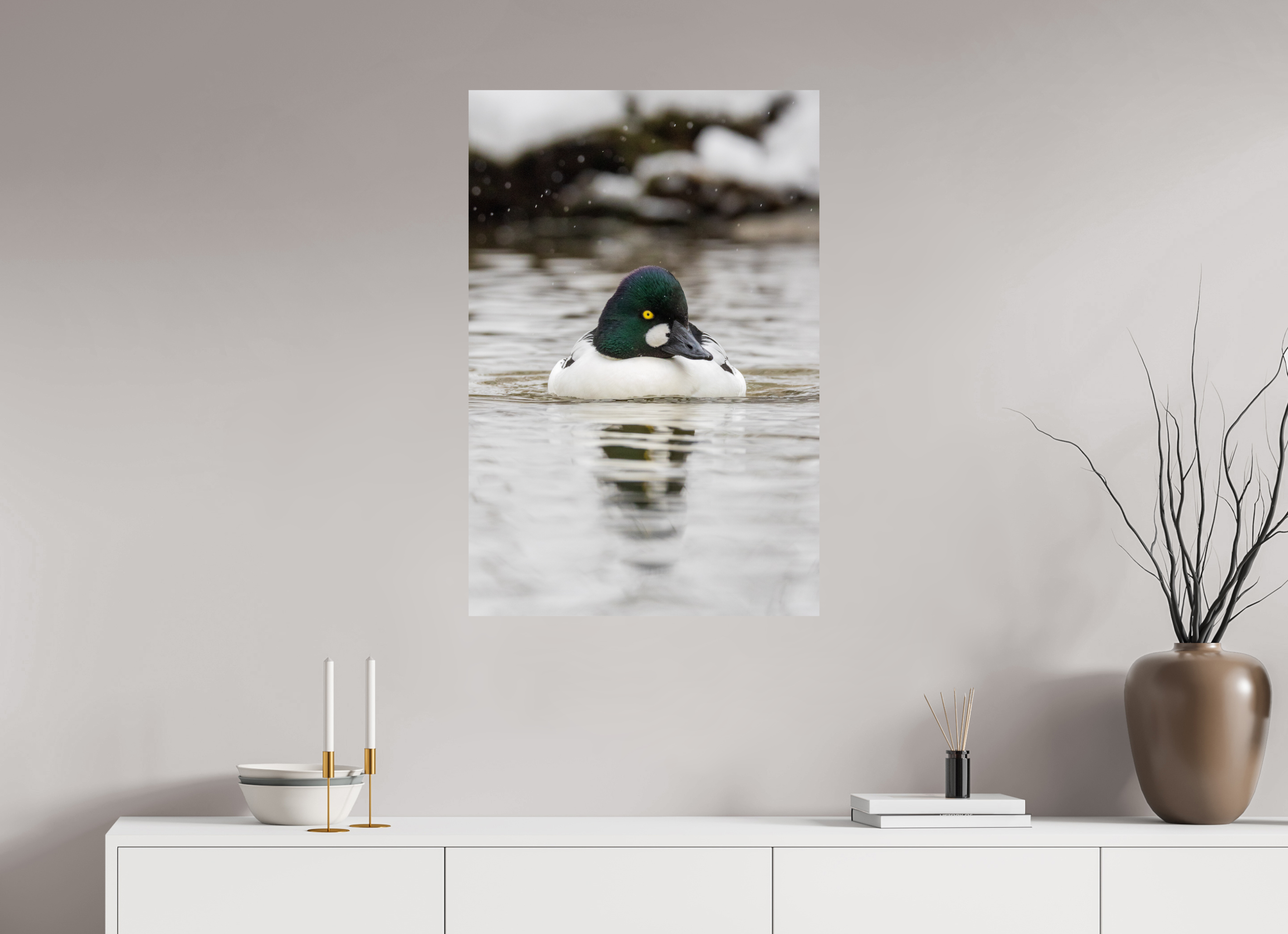 60 x 90 cm, Fine Art Print auf Alu-Dibond Gentle Glide