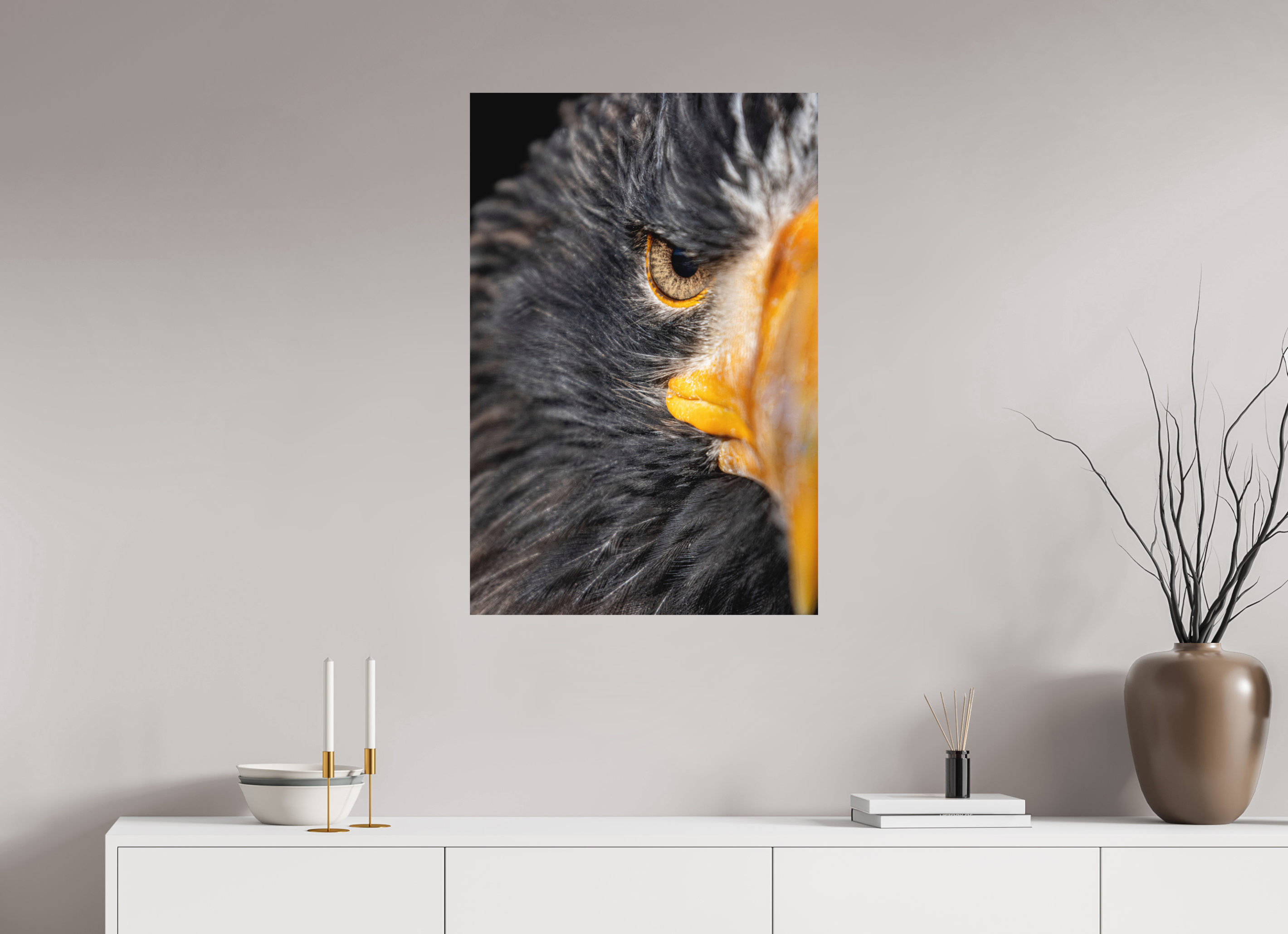 60 x 90 cm, Fine-Art Print Matt Piercing Gaze