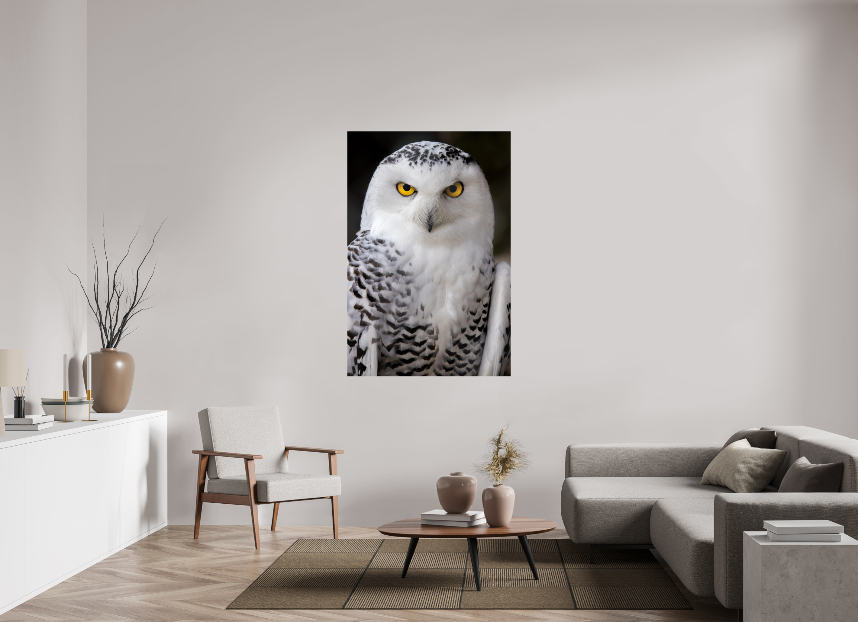 100 x 150 cm, Fine Art Print auf Alu-Dibond Arctic Stare