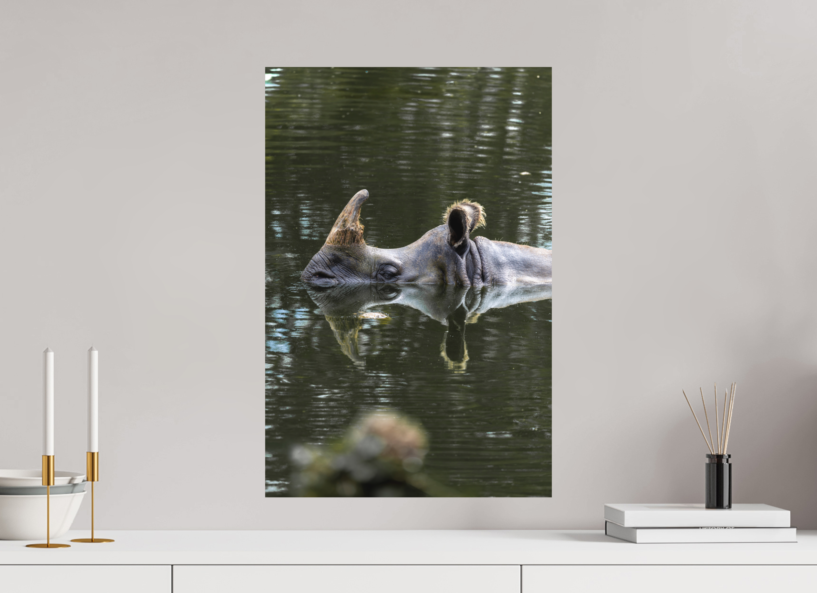 40 x 60 cm, Fine-Art Print Matt Mirror of the Wild