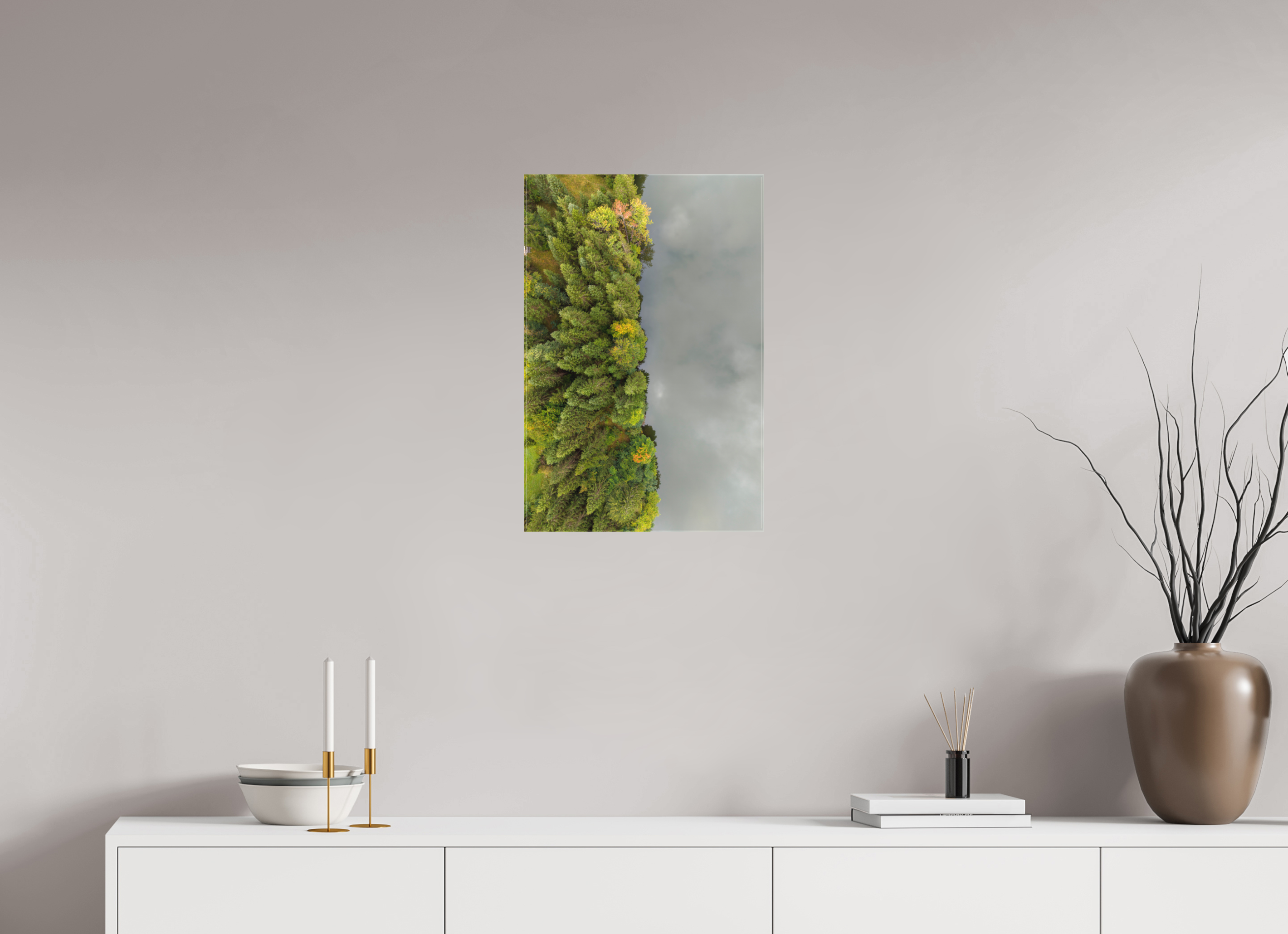 40 x 60 cm, Leinwand Emerald Shore