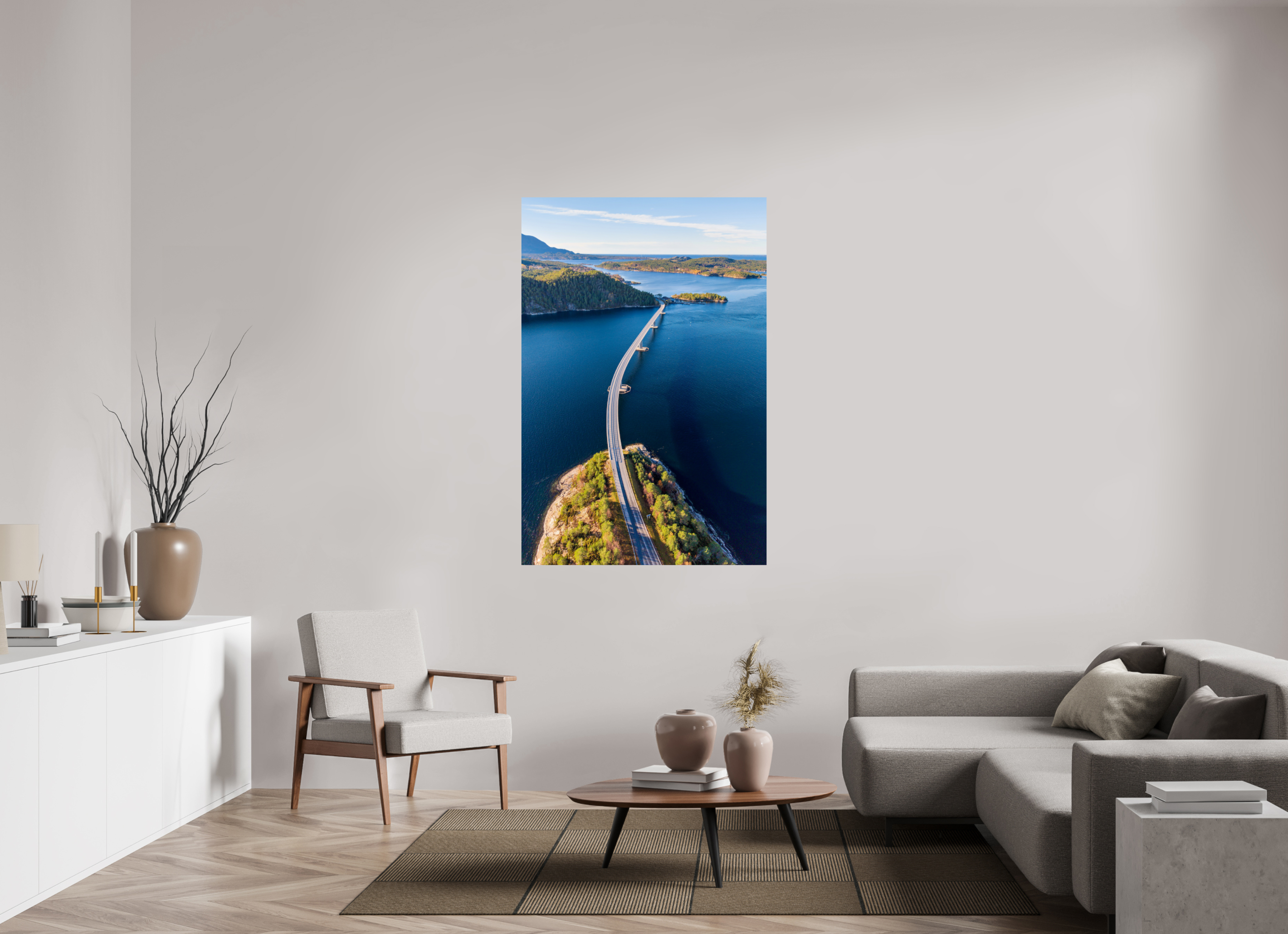 100 x 150 cm, Fine Art Print auf Alu-Dibond Ocean Gateway
