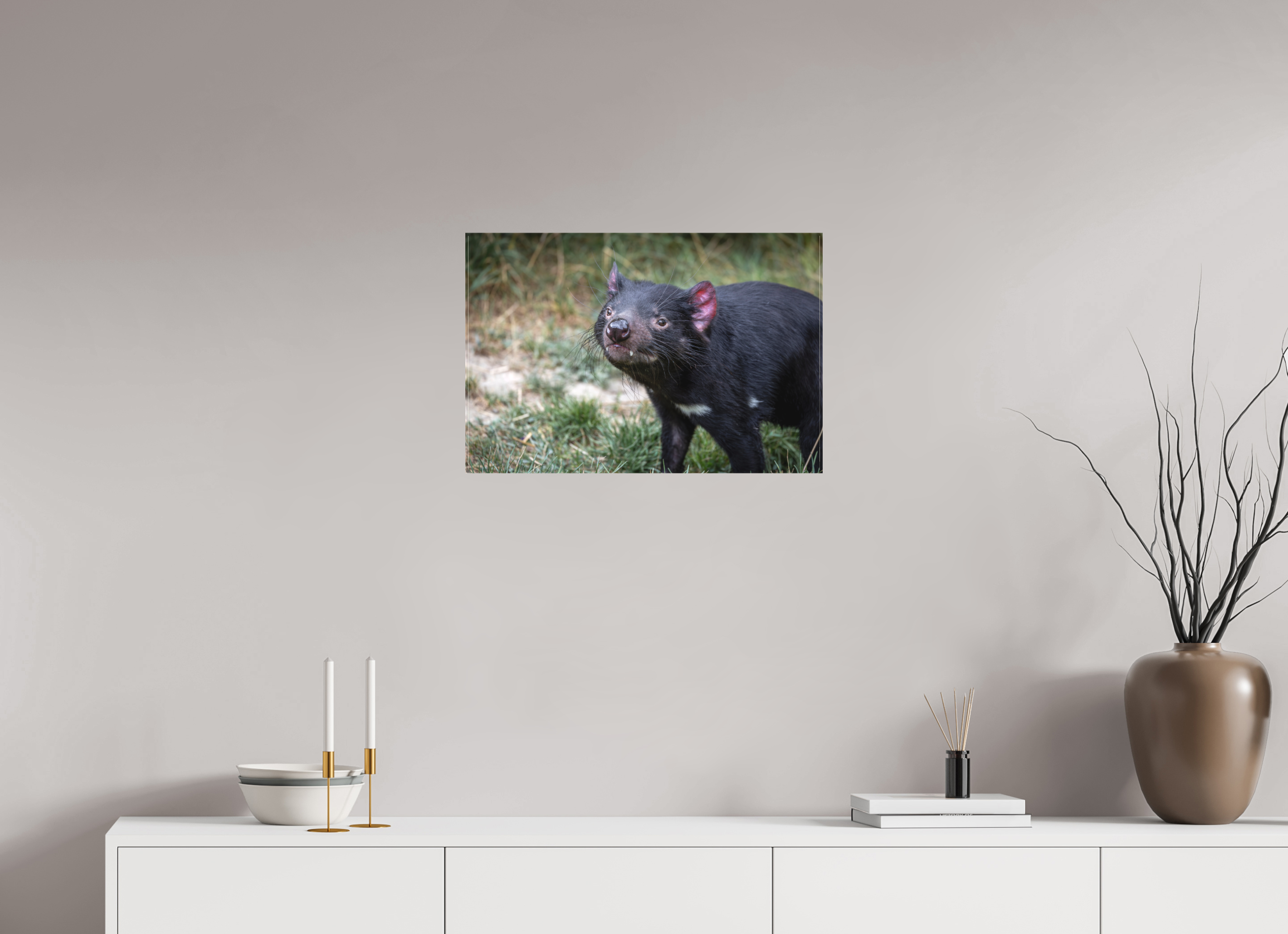 60 x 40 cm, Leinwand Friendly Devil