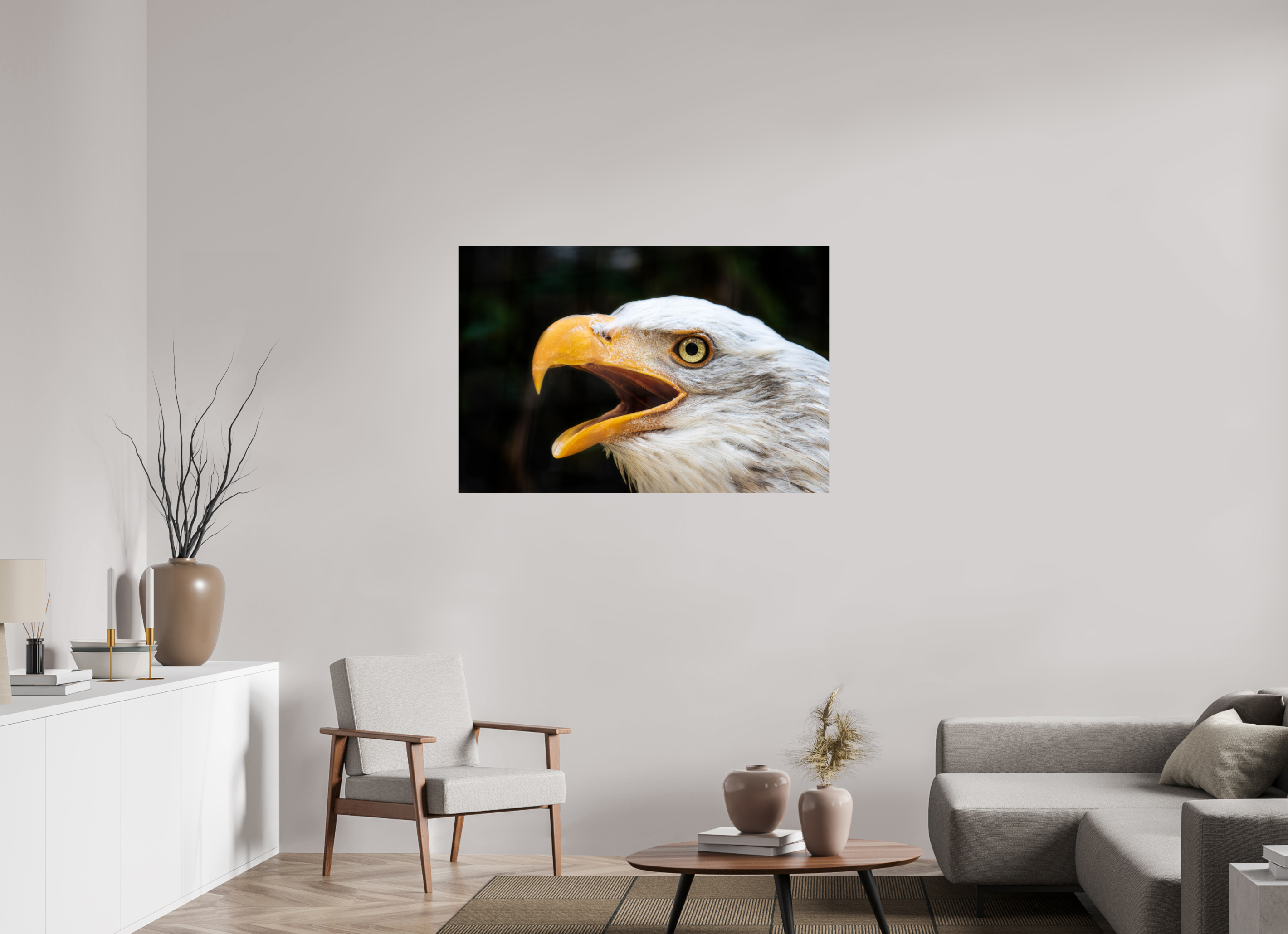 120 x 80 cm, Fine Art Print auf Alu-Dibond Majestic Call