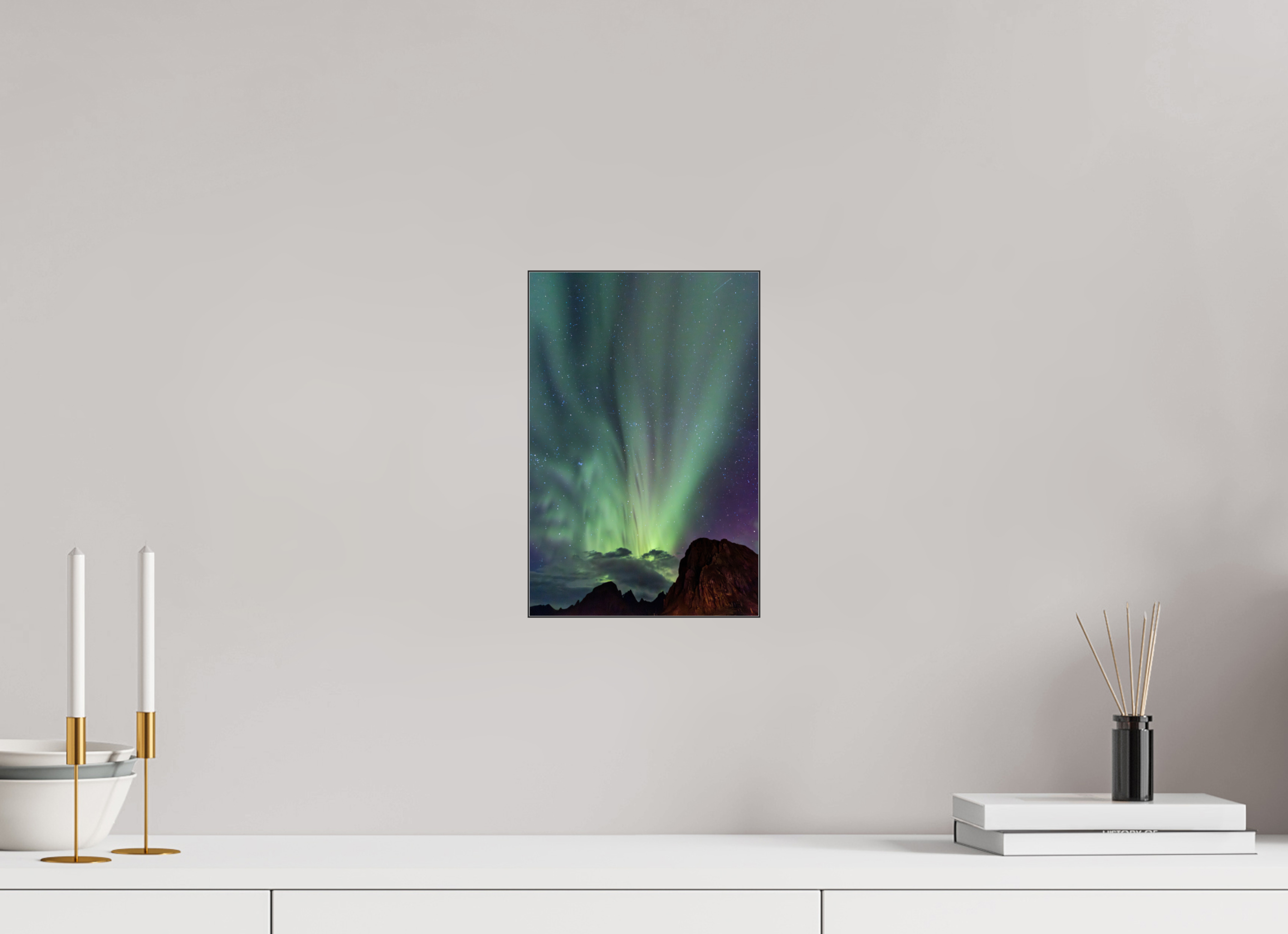 20 x 30 cm, Foto-Abzug hinter Acrylglas glänzend Polar Nights