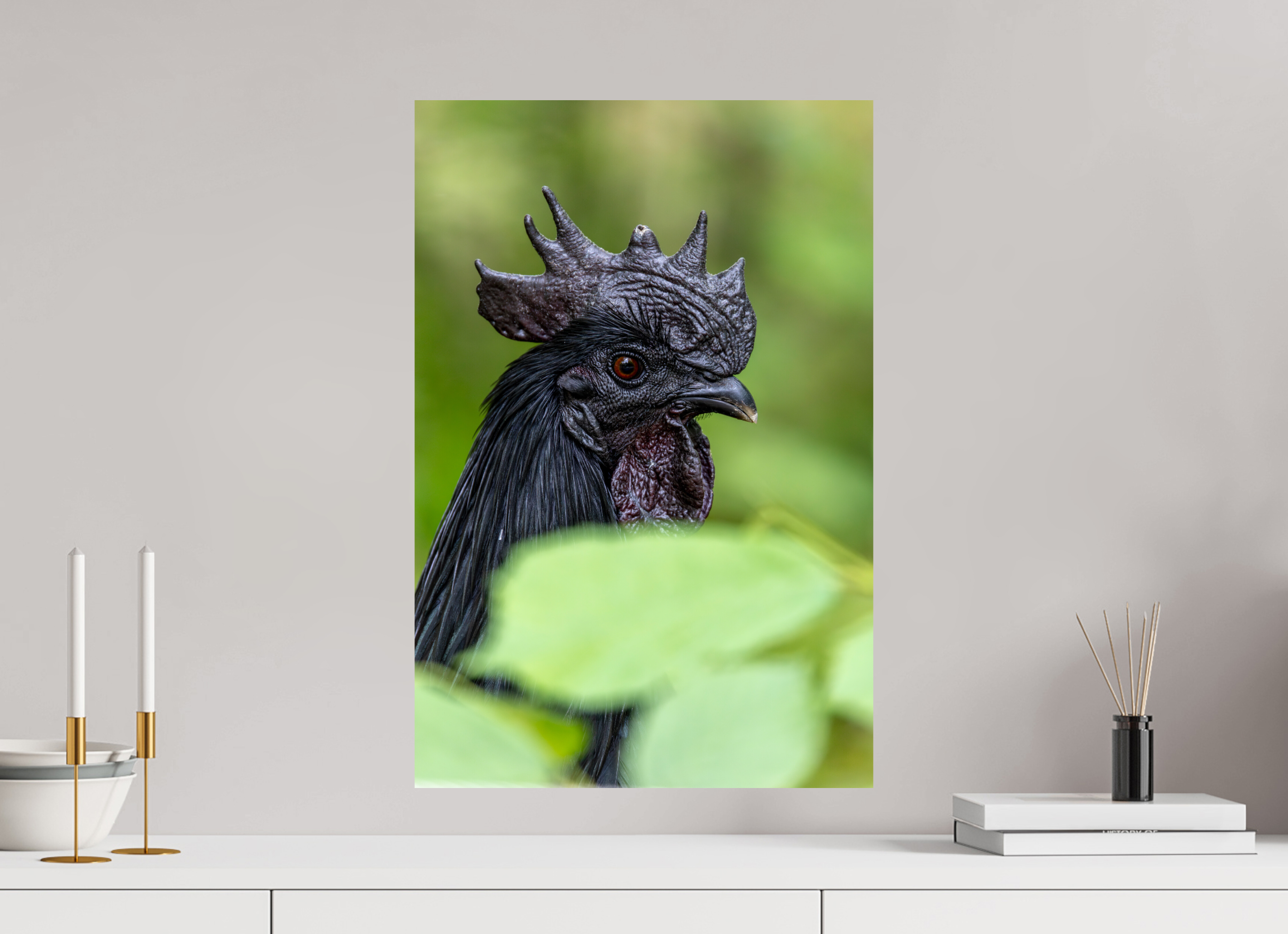 40 x 60 cm, Fine Art Print auf Alu-Dibond Black Majesty