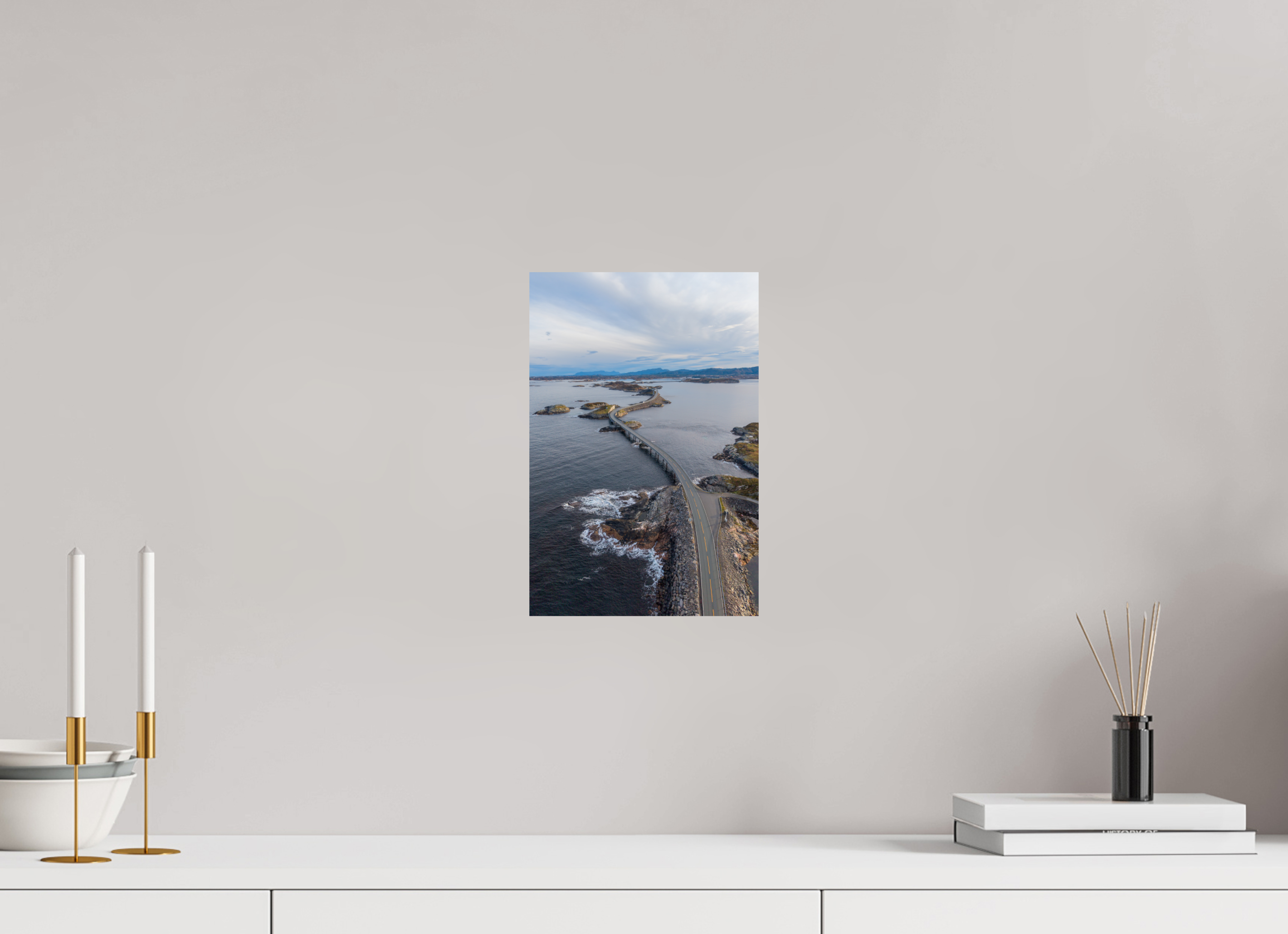 20 x 30 cm, Fine Art Print auf Alu-Dibond Curves of the Sea