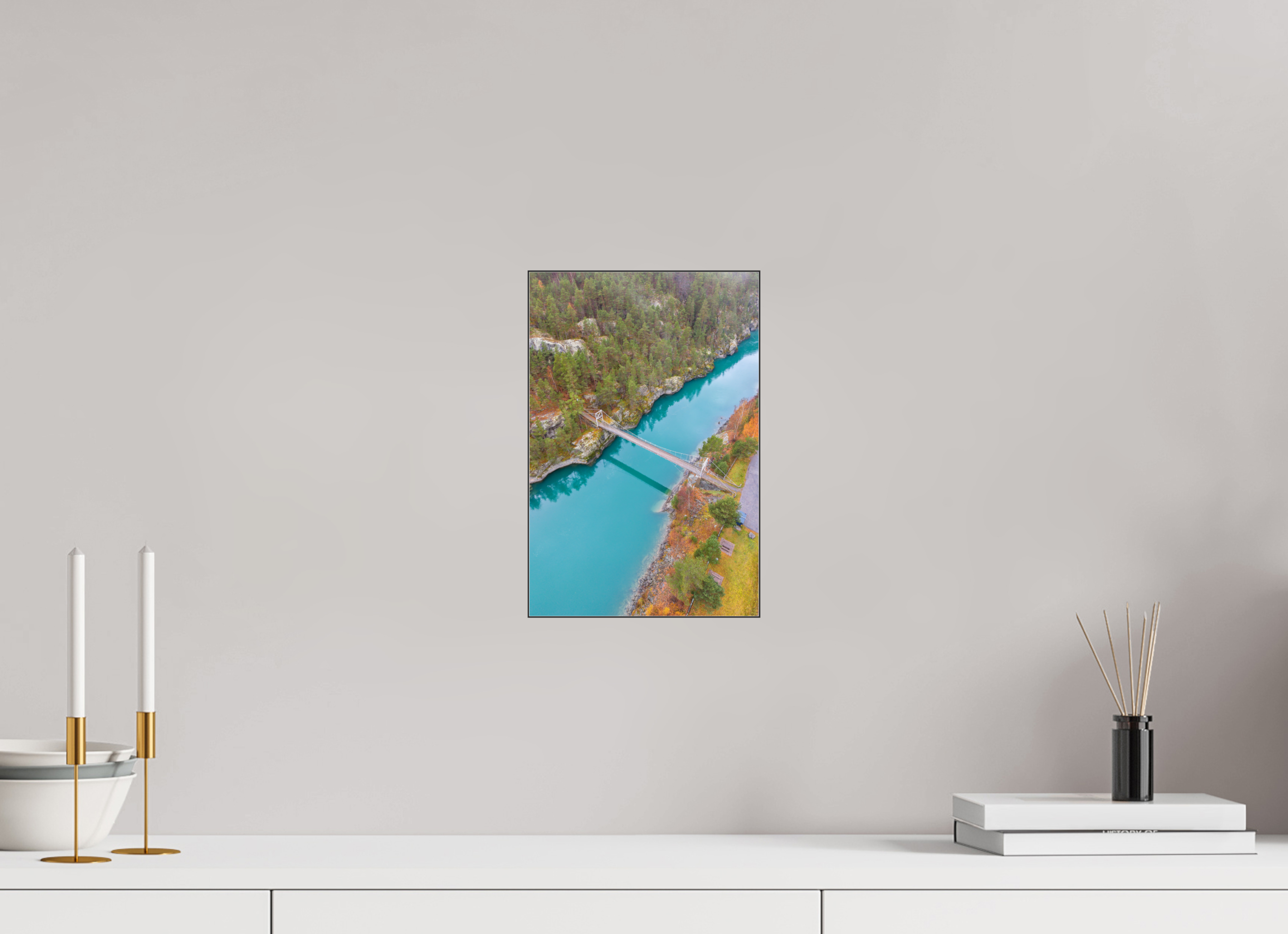 20 x 30 cm, Foto-Abzug hinter Acrylglas glänzend Suspended Harmony
