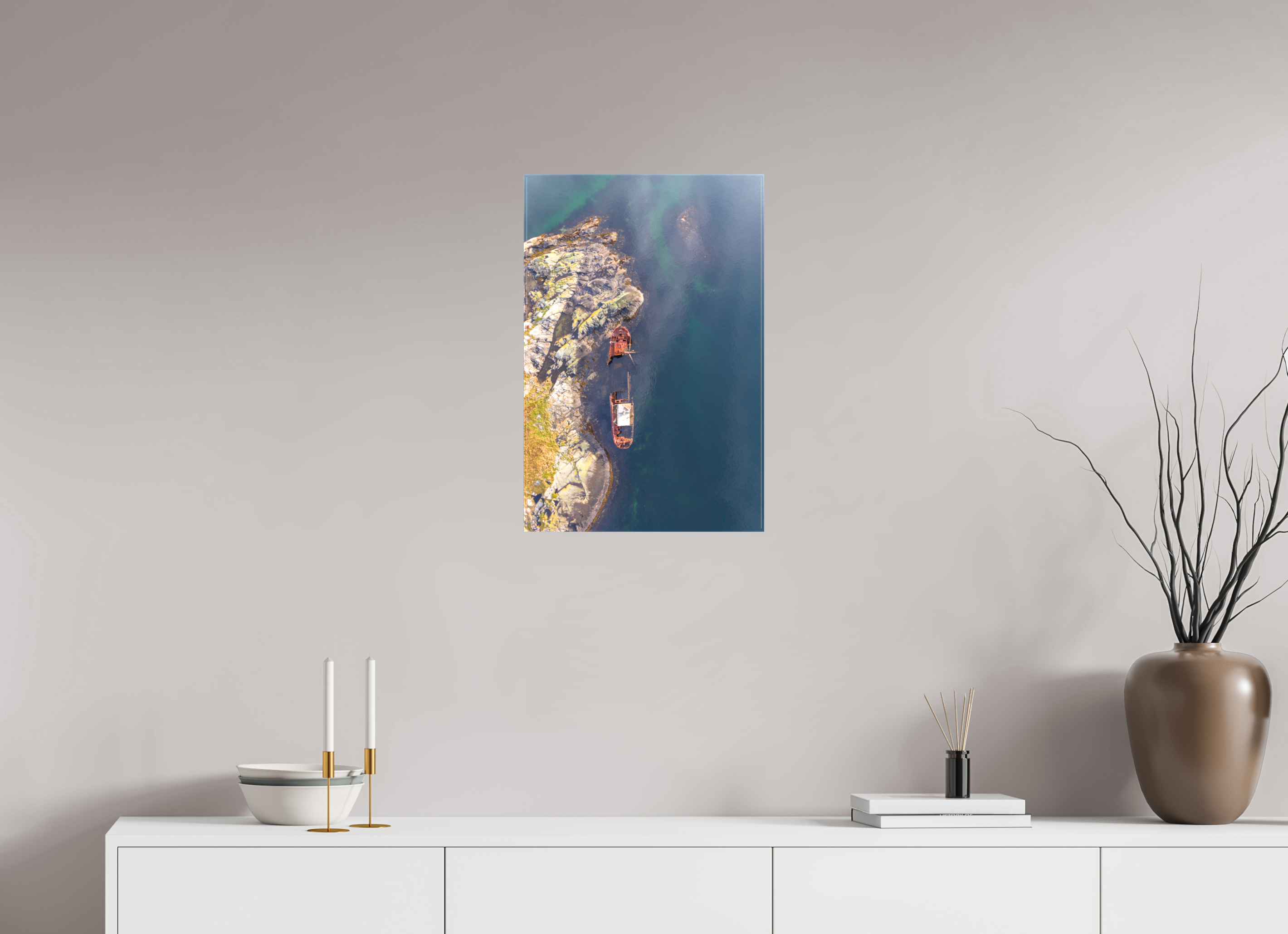 40 x 60 cm, Leinwand Coastal Relic