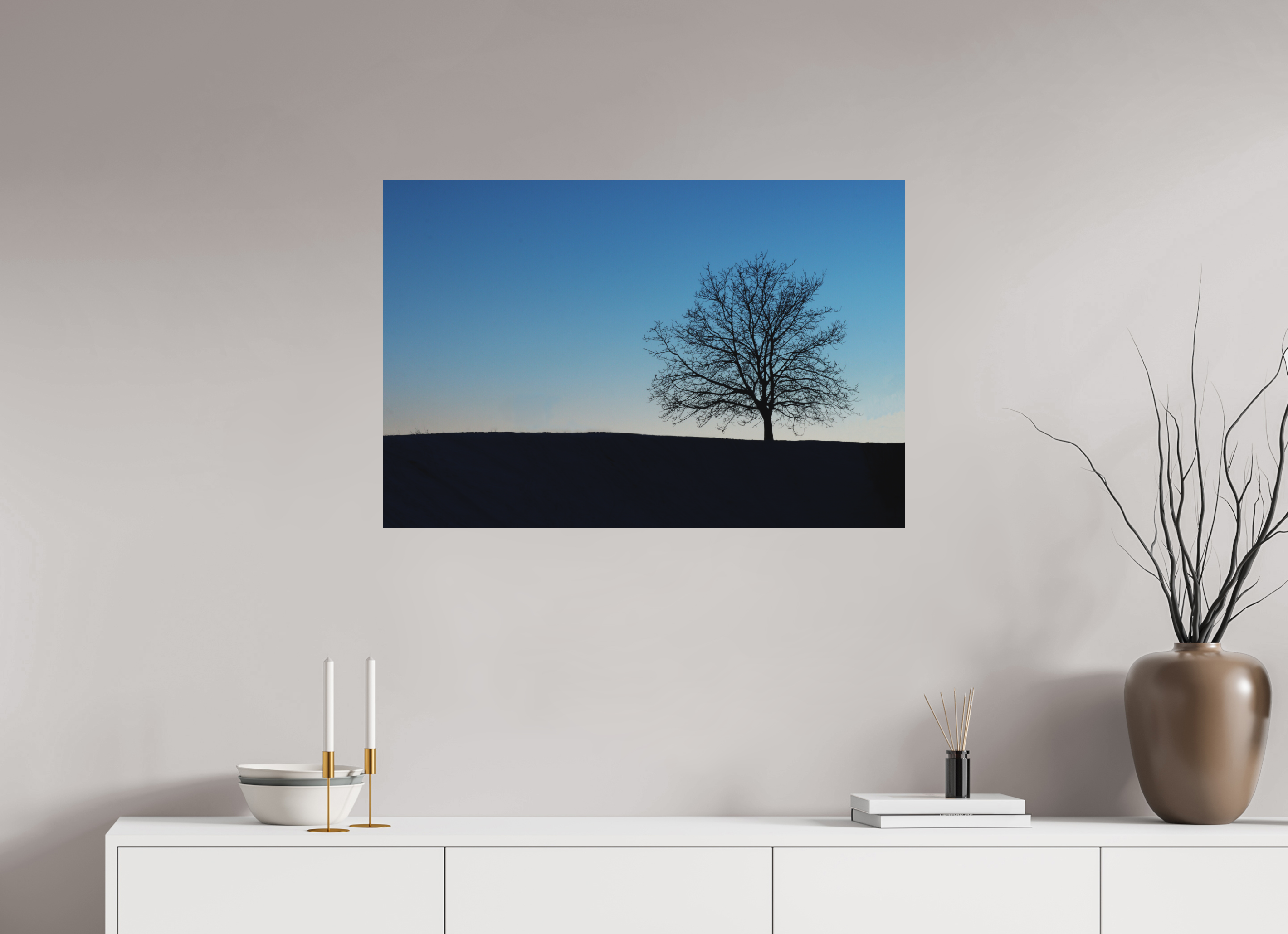 90 x 60 cm, Fine-Art Matt Lonely Tree
