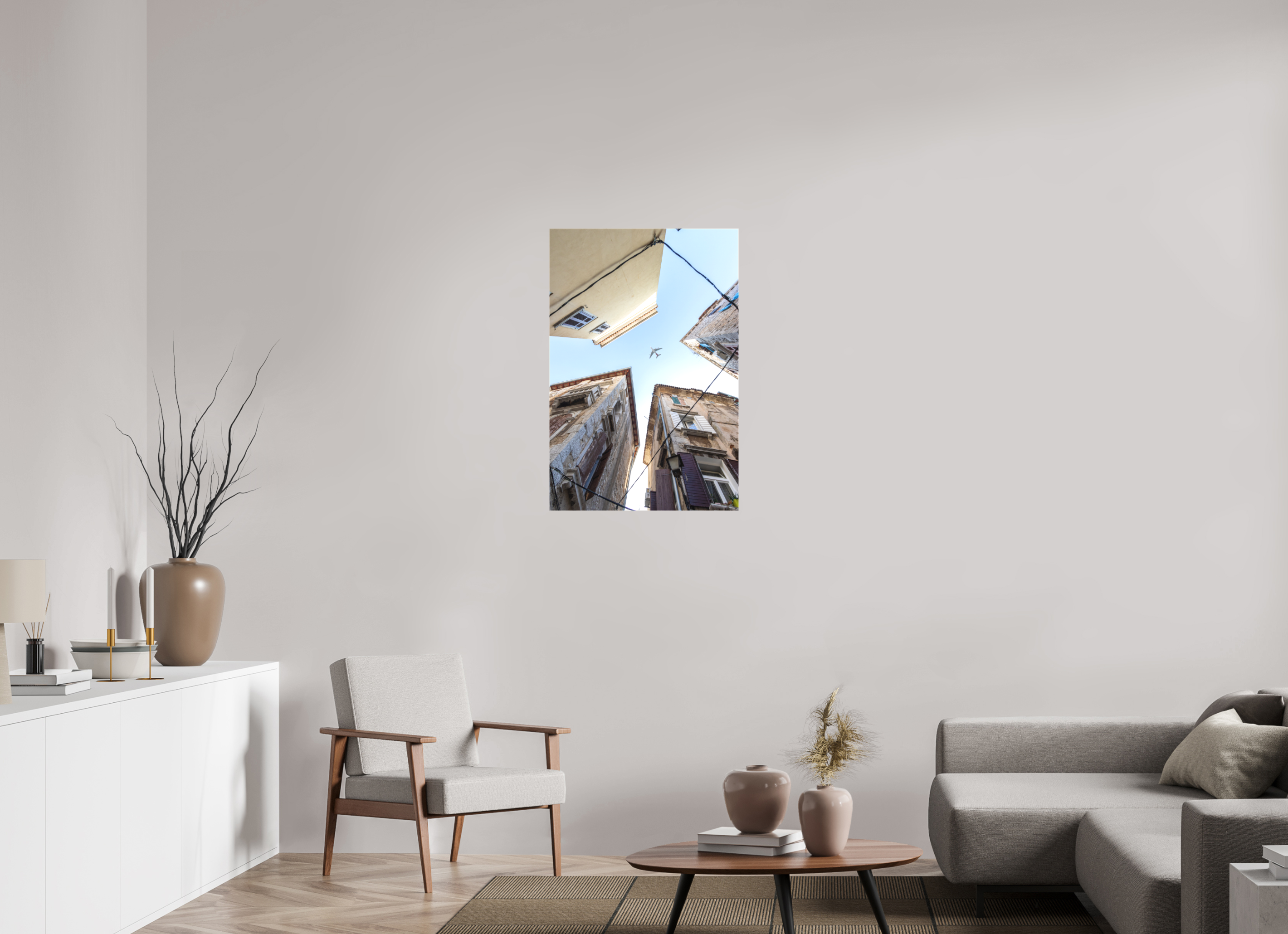60 x 90 cm, Leinwand Urban Flight