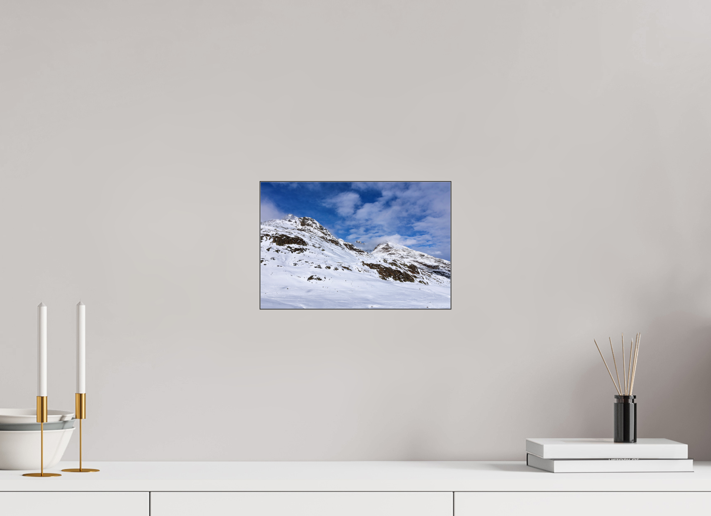 30 x 20 cm, Foto-Abzug hinter Acrylglas glänzend High Serenity