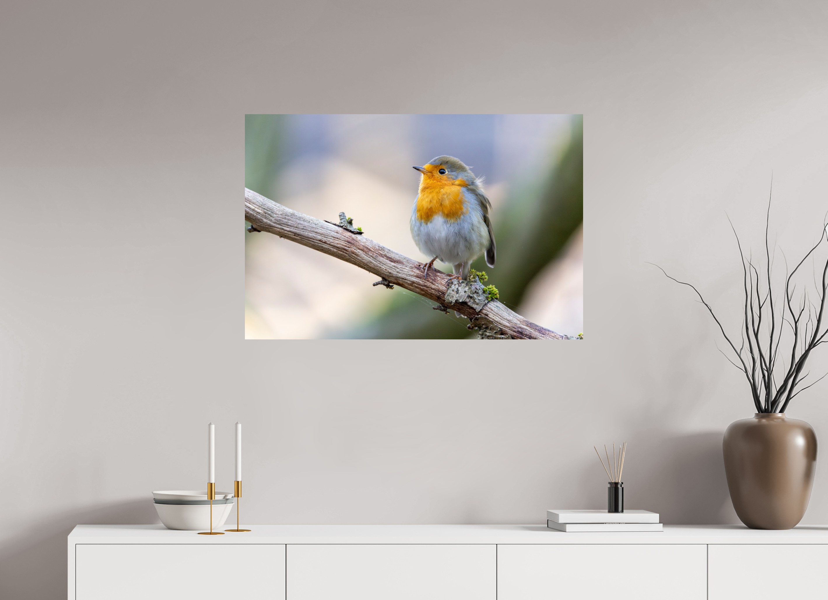 90 x 60 cm, Fine Art Print auf Alu-Dibond Gentle Watcher