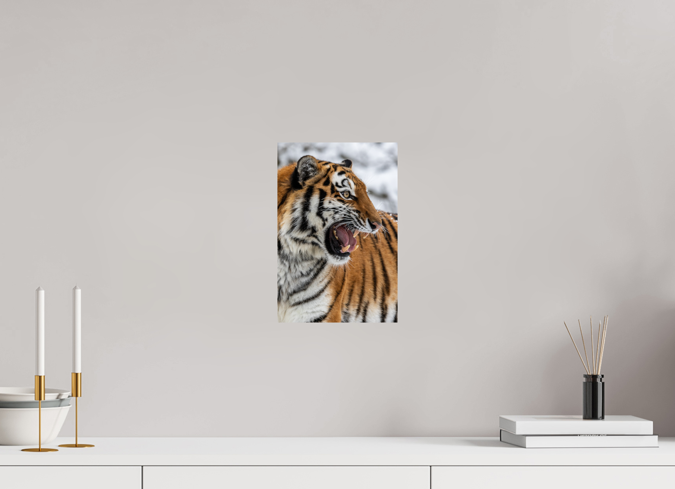 20 x 30 cm, Fine Art Print auf Alu-Dibond Fierce Presence