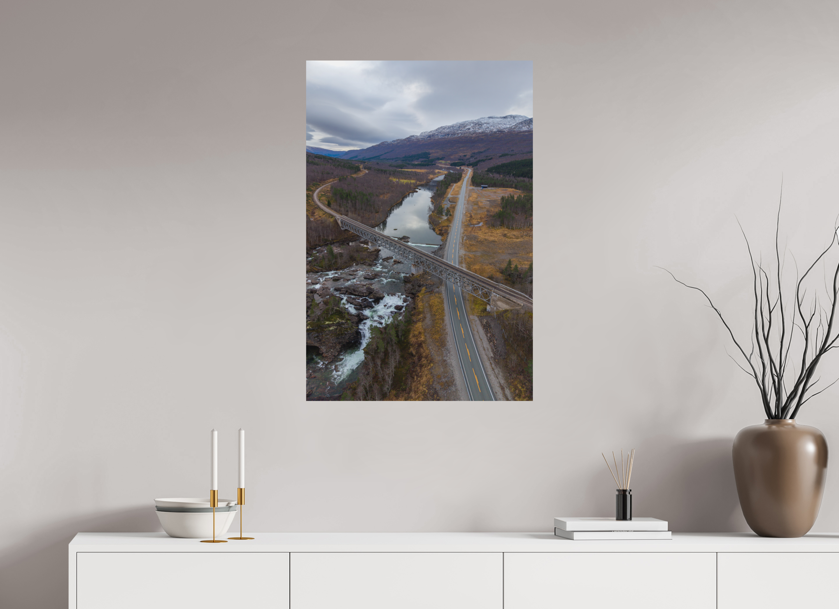 60 x 90 cm, Fine-Art Matt Crossing Lines