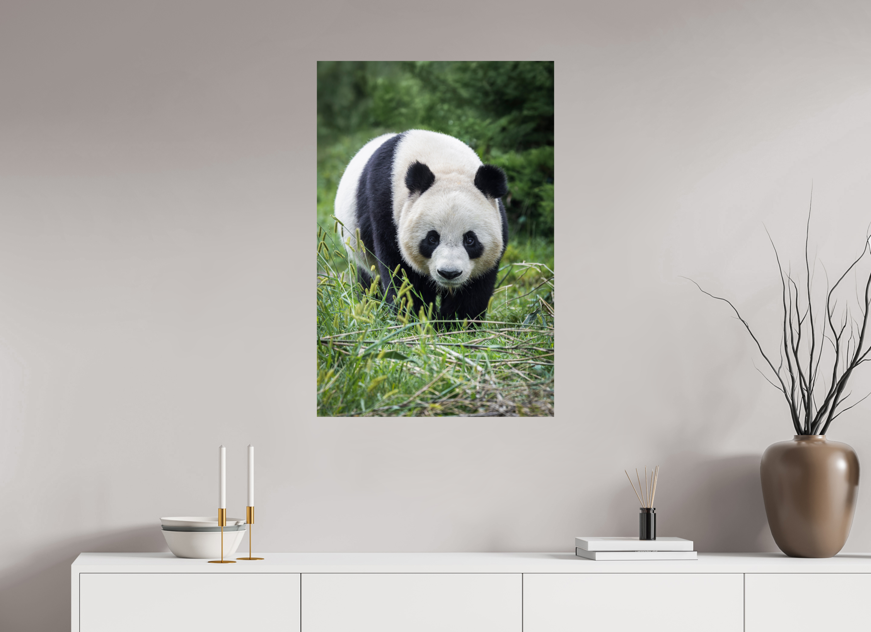 60 x 90 cm, Fine Art Print auf Alu-Dibond Forest Friend