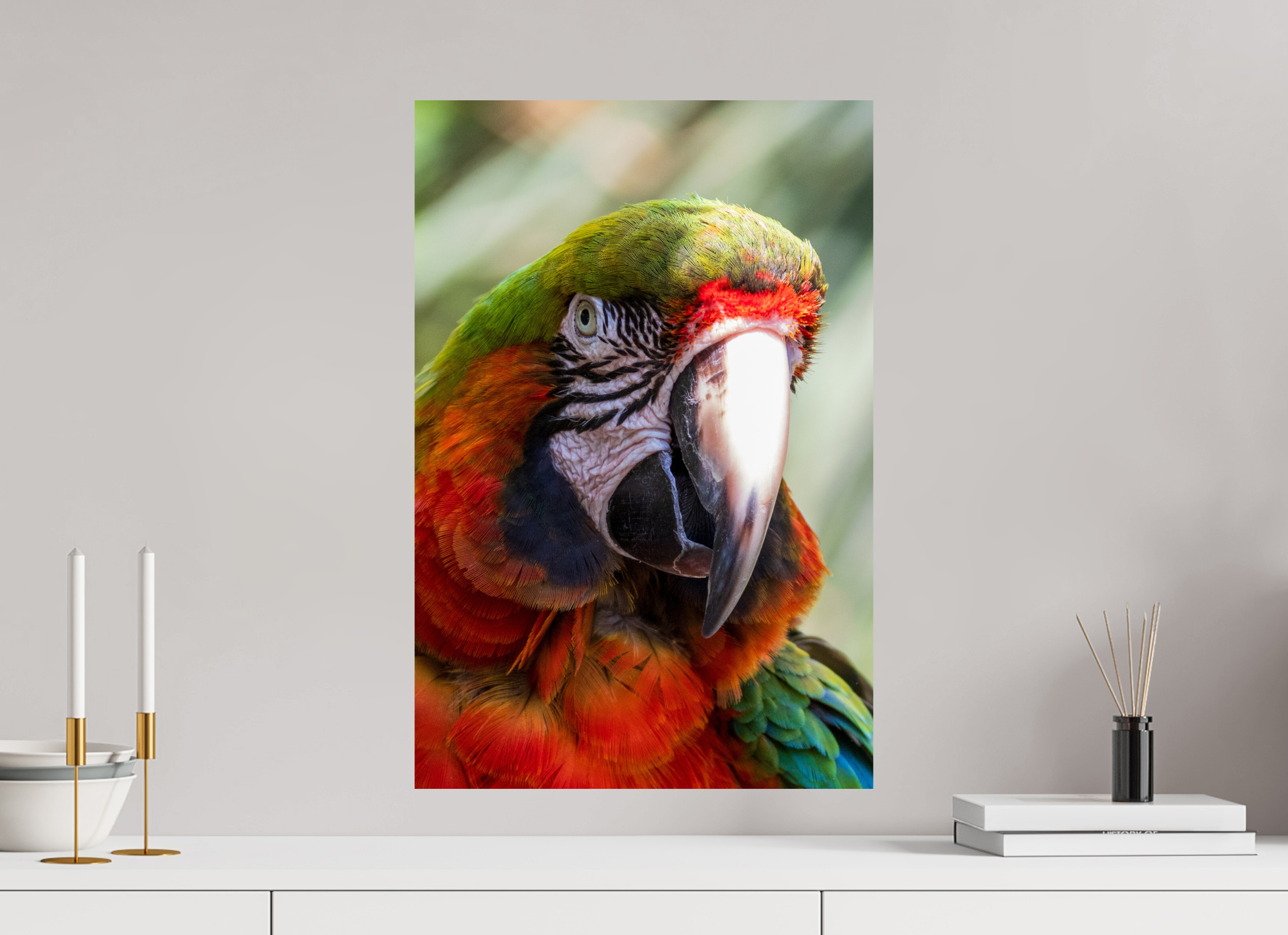40 x 60 cm, Fine Art Print auf Alu-Dibond Vivid Portrait