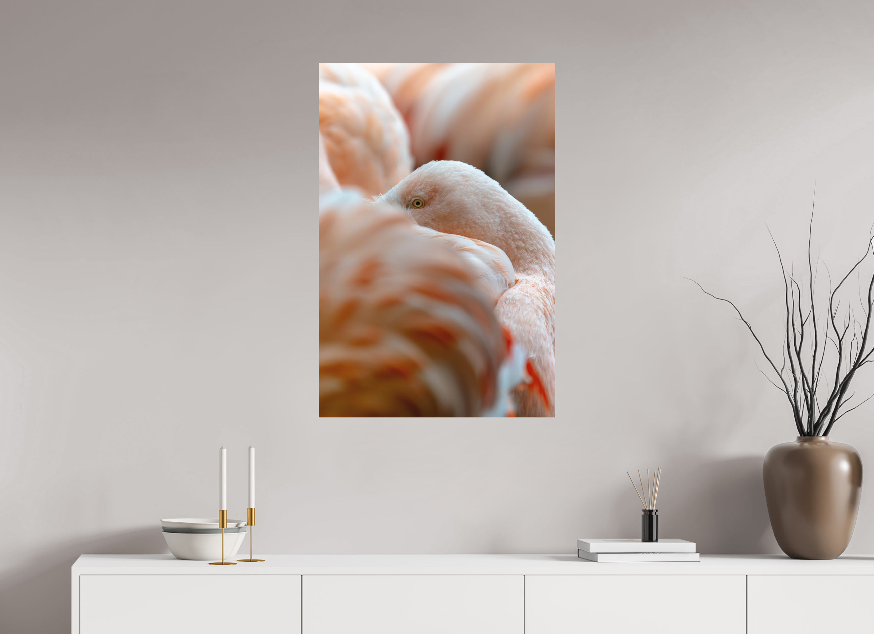 60 x 90 cm, Fine-Art Print Matt Among the Flock