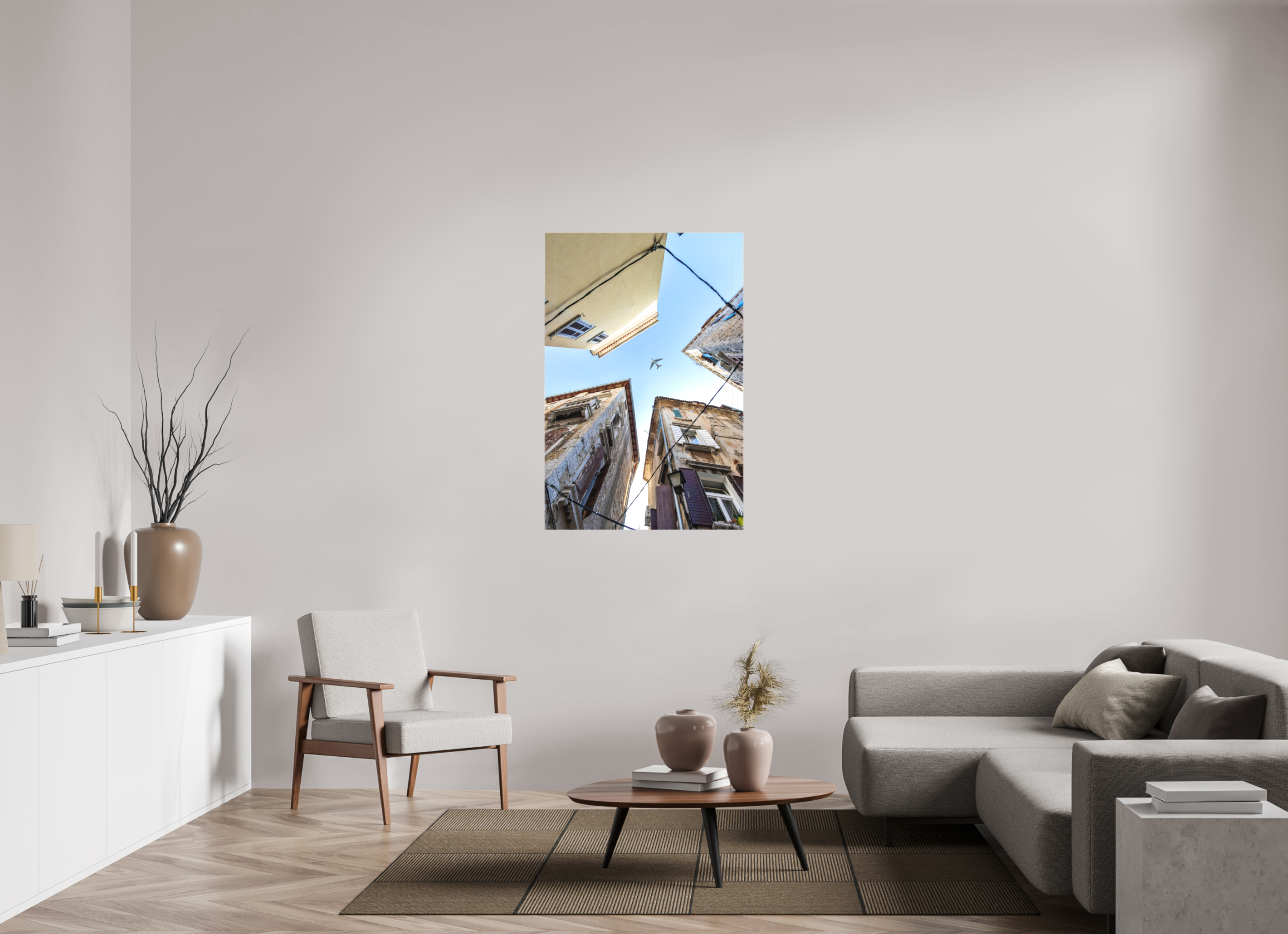 80 x 120 cm, Leinwand Urban Flight