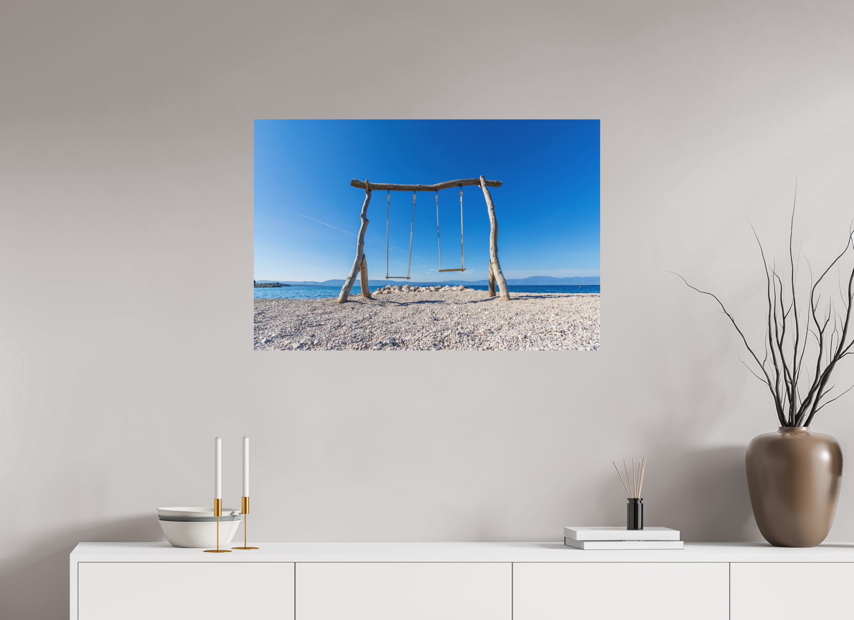 90 x 60 cm, Fine-Art Print Matt Between Sky and Sea