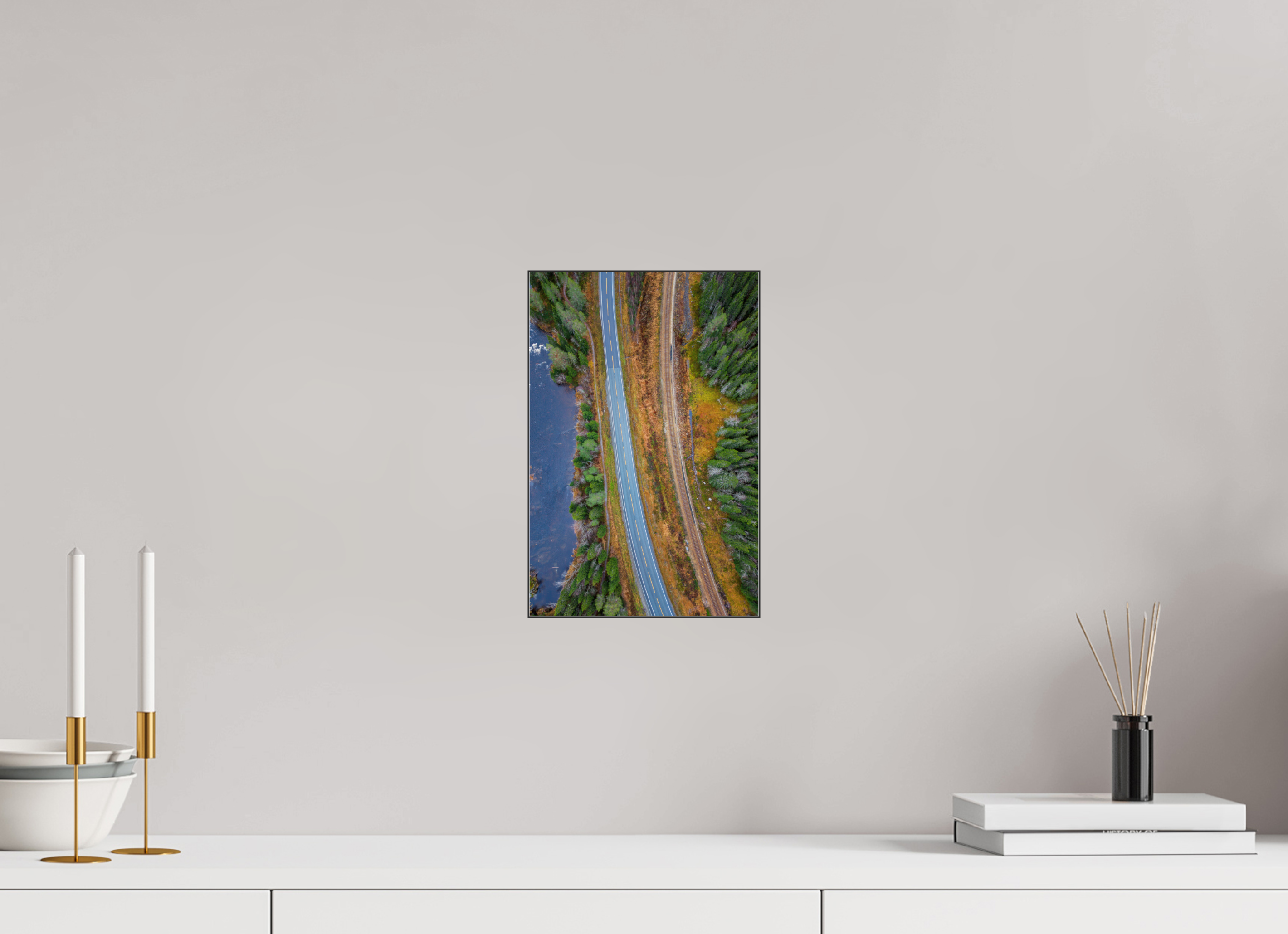 20 x 30 cm, Foto-Abzug hinter Acrylglas glänzend Leading Lines