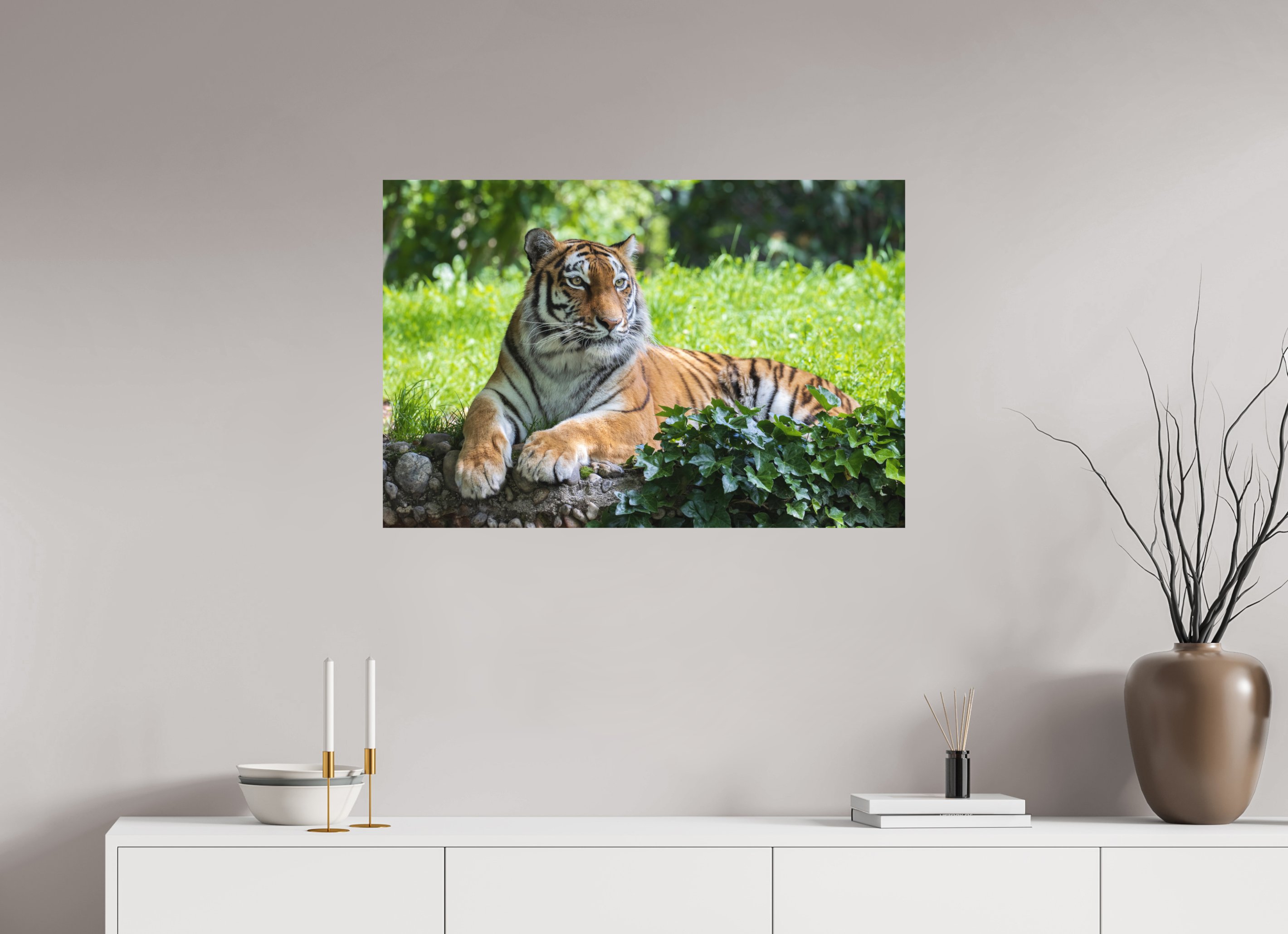 90 x 60 cm, Fine-Art Print Matt Resting Predator