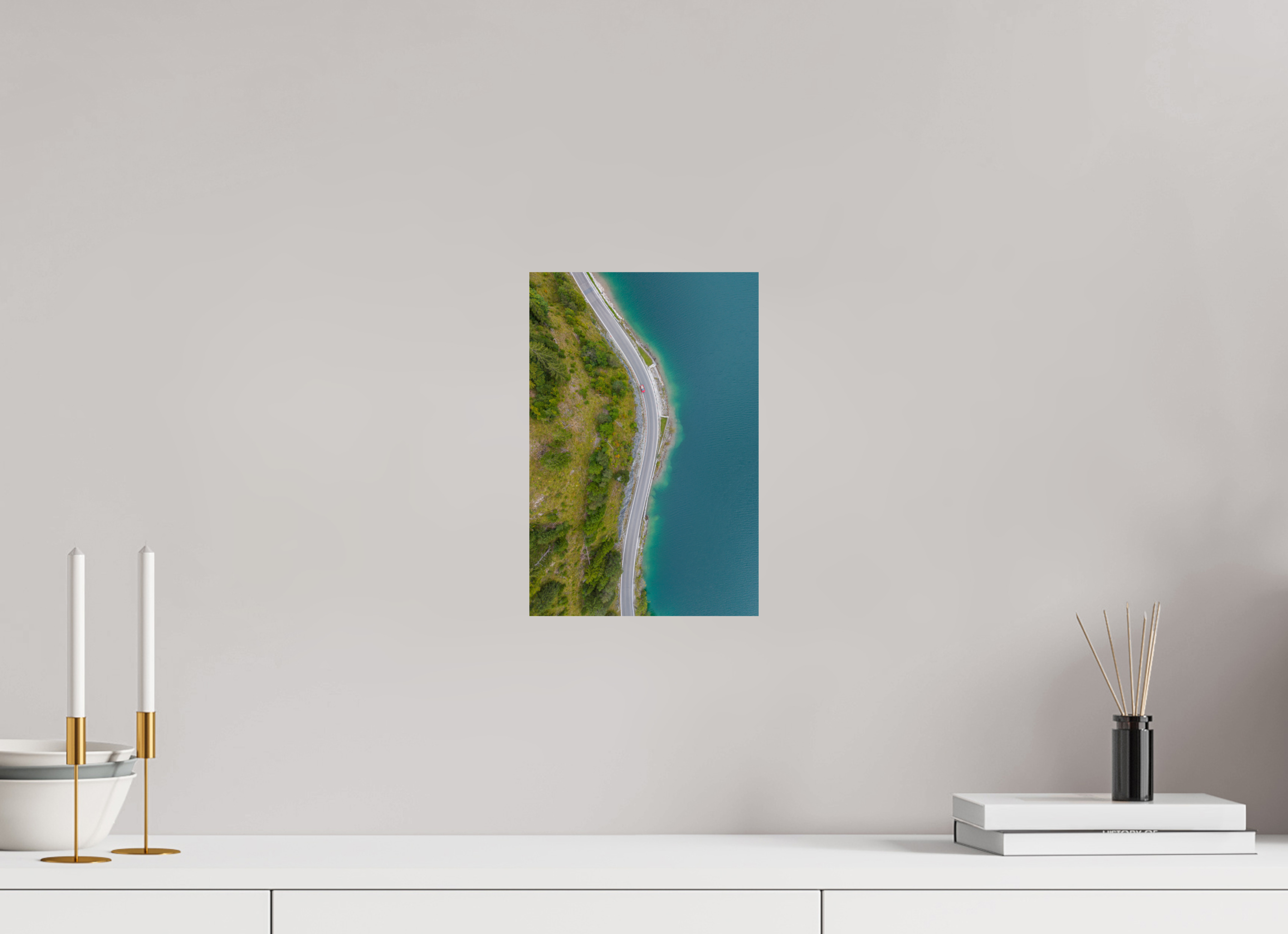 20 x 30 cm, Fine Art Print auf Alu-Dibond Edge of Serenety