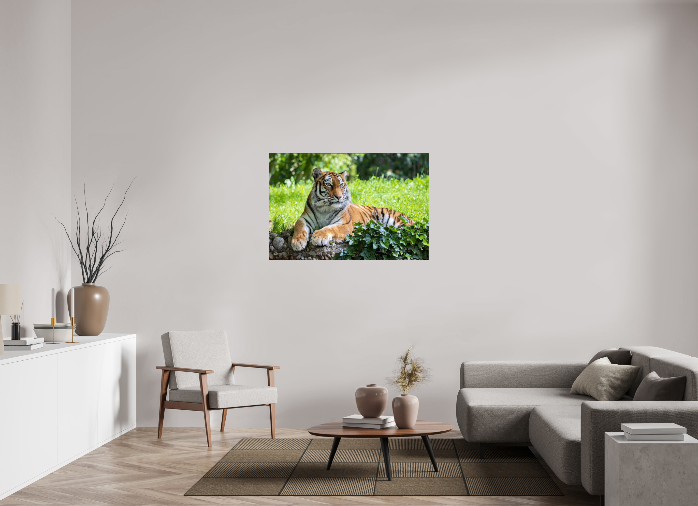 120 x 80 cm, Foto-Abzug hinter Acrylglas glänzend Resting Predator