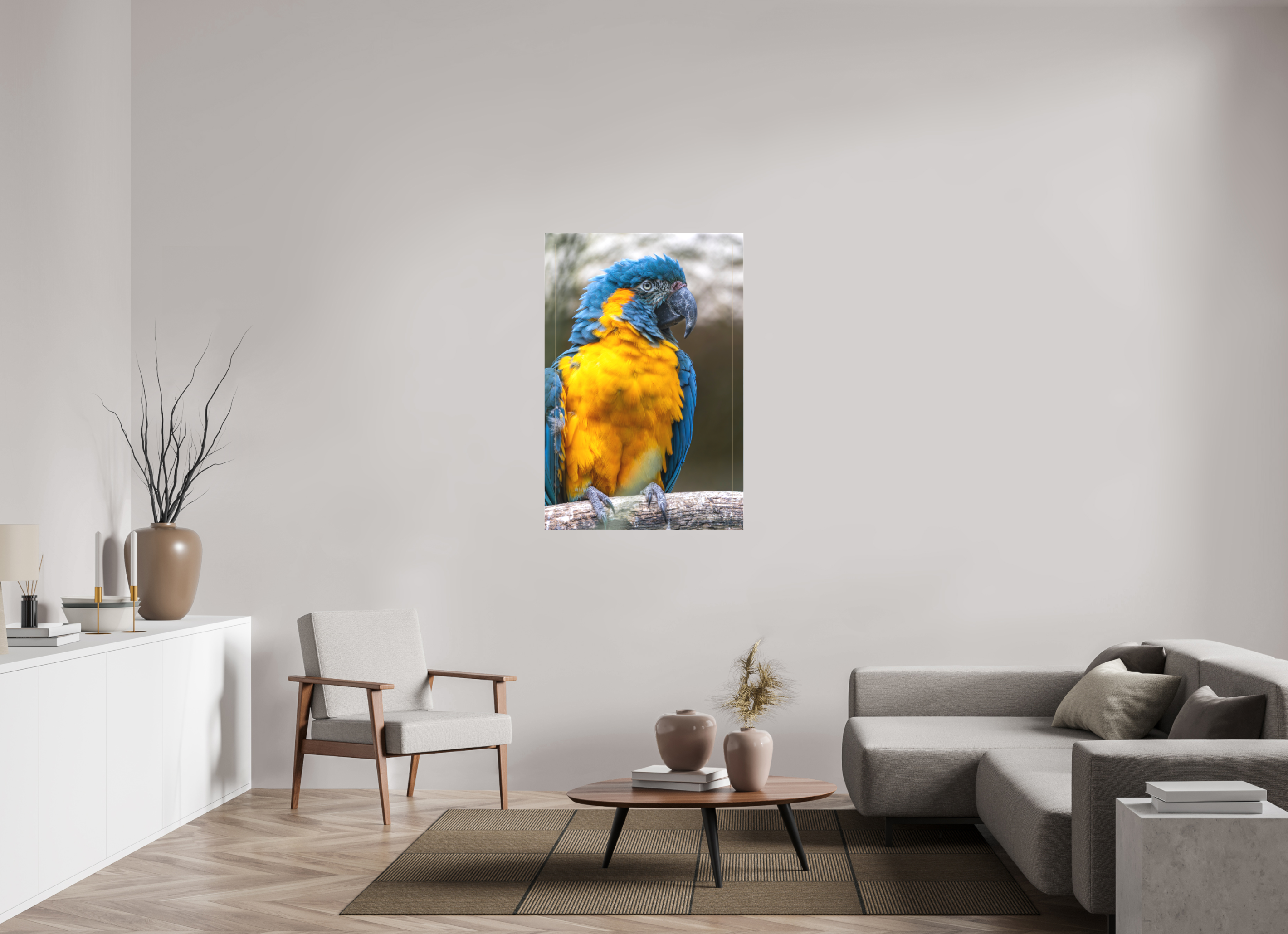 80 x 120 cm, Leinwand Azure Majesty