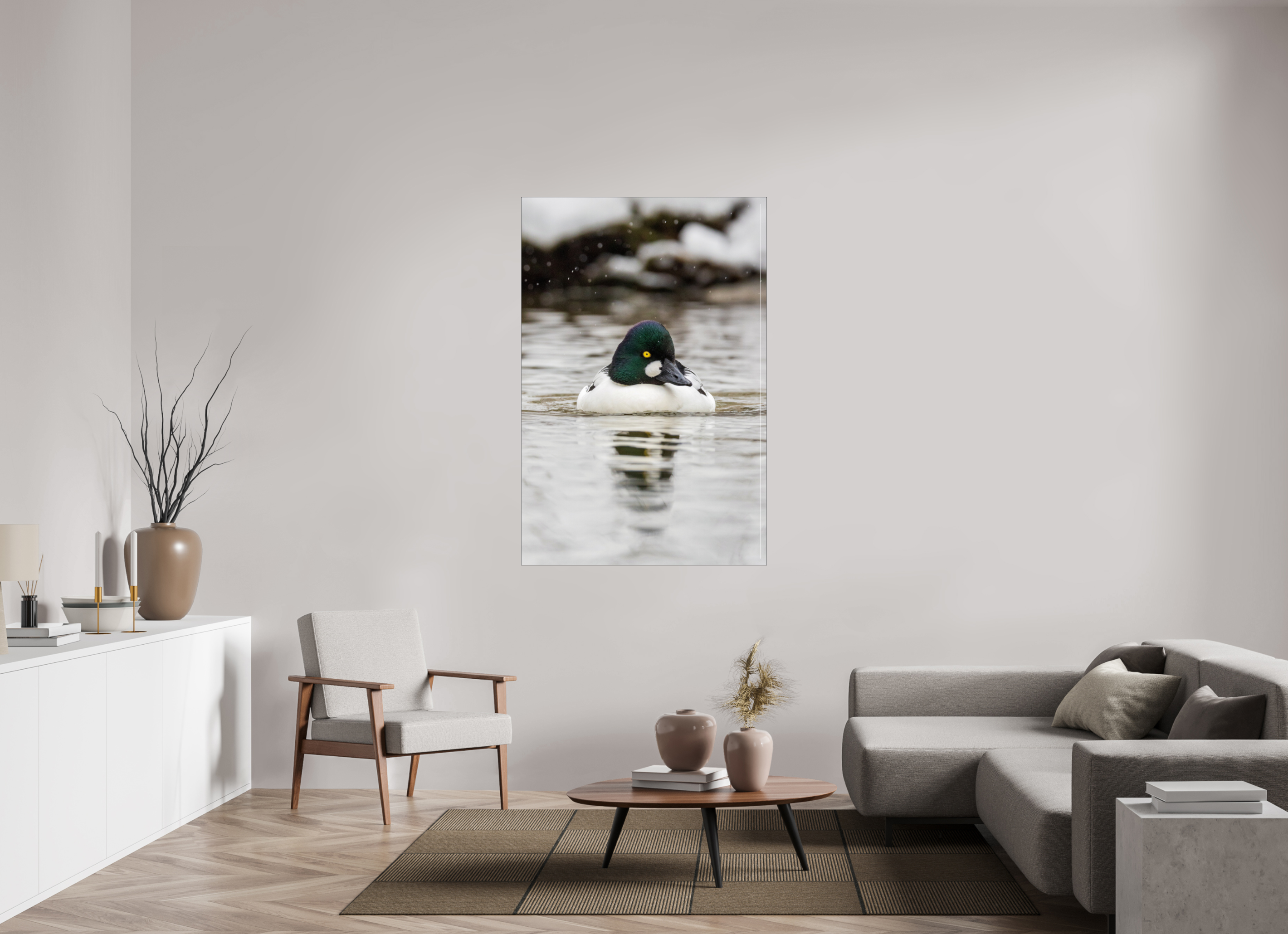 100 x 150 cm, Foto-Abzug hinter Acrylglas glänzend Gentle Glide