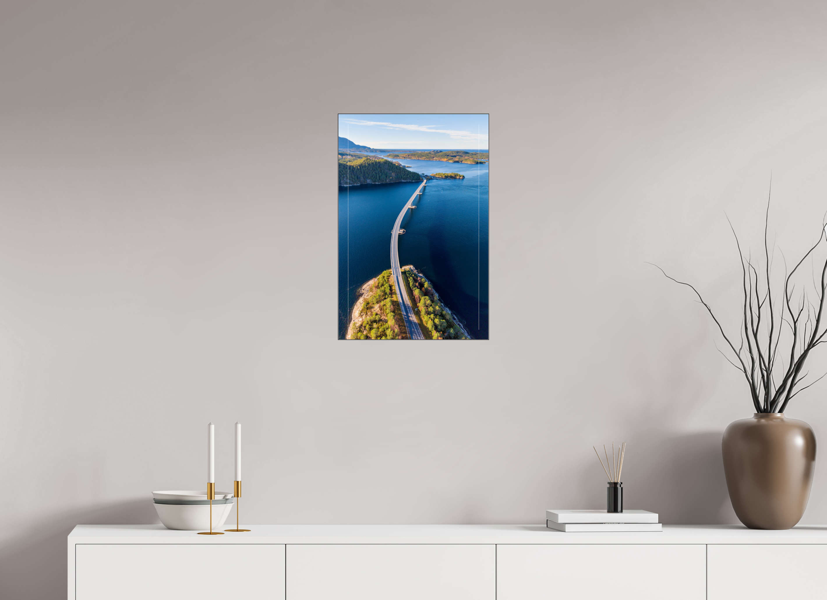 40 x 60 cm, Foto-Abzug hinter Acrylglas glänzend Ocean Gateway