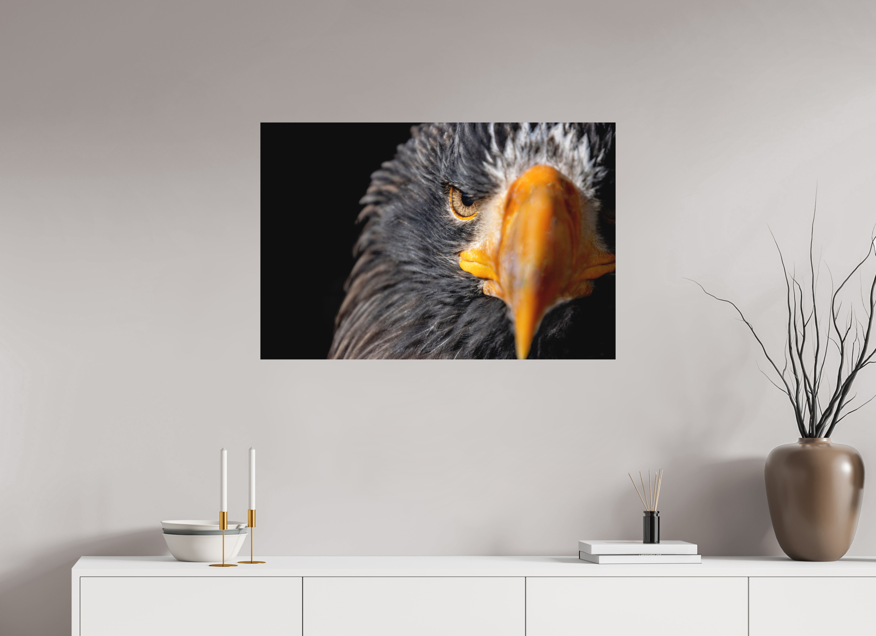 90 x 60 cm, Fine-Art Matt Piercing Gaze