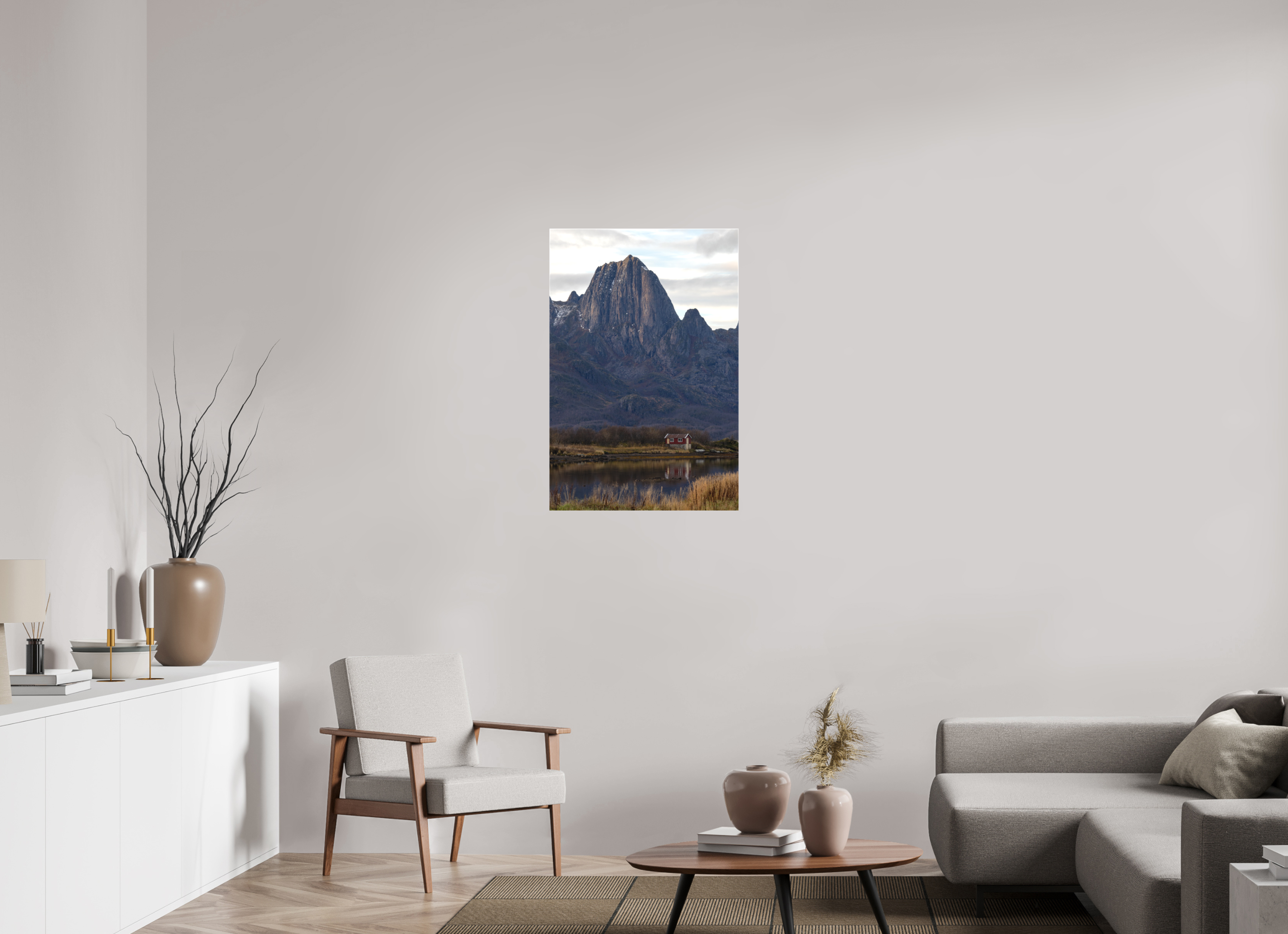 60 x 90 cm, Leinwand Mountain Refuge